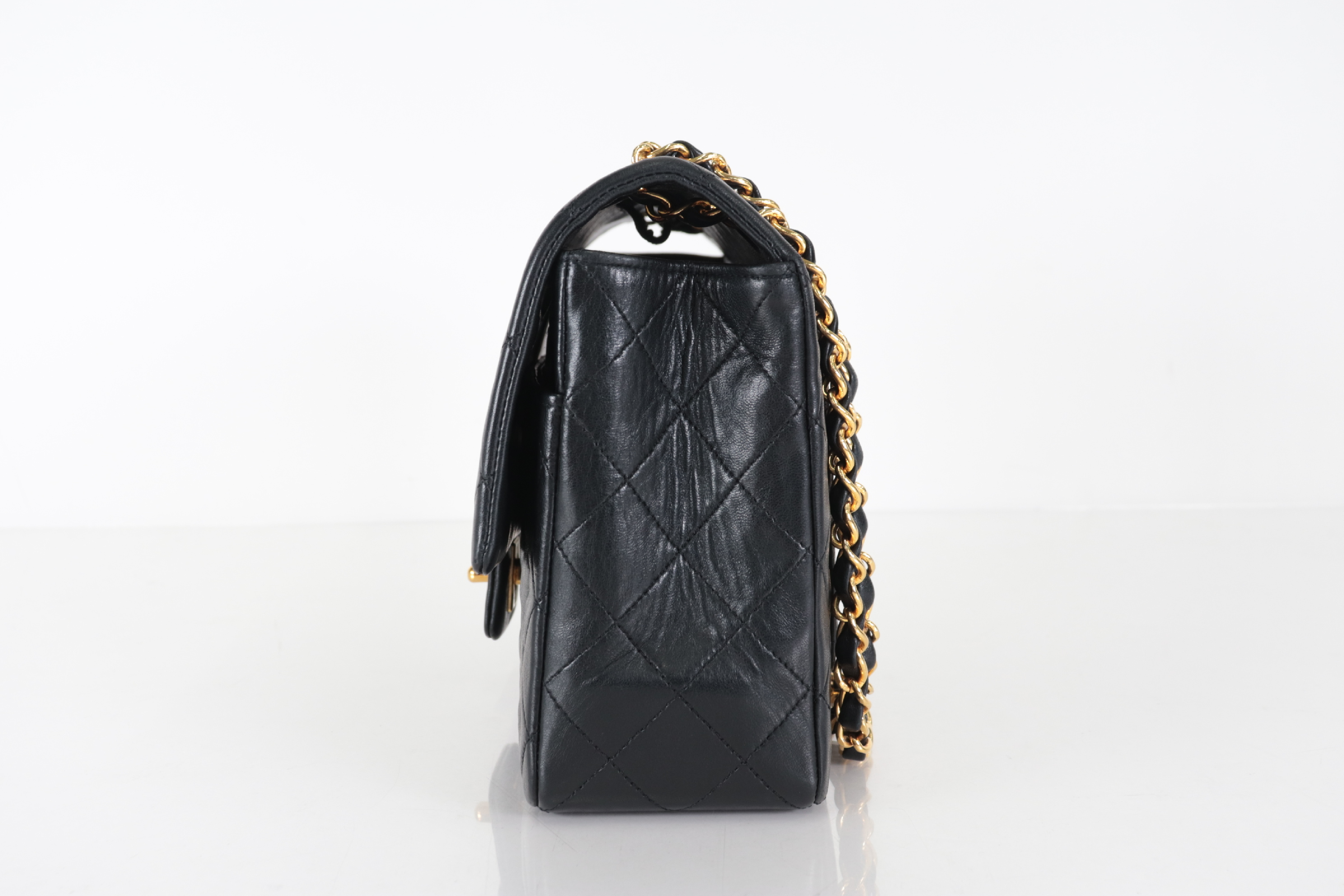 Lambskin Chain Shoulder Bag with Inner Pouch (Model No. 1) — view 5