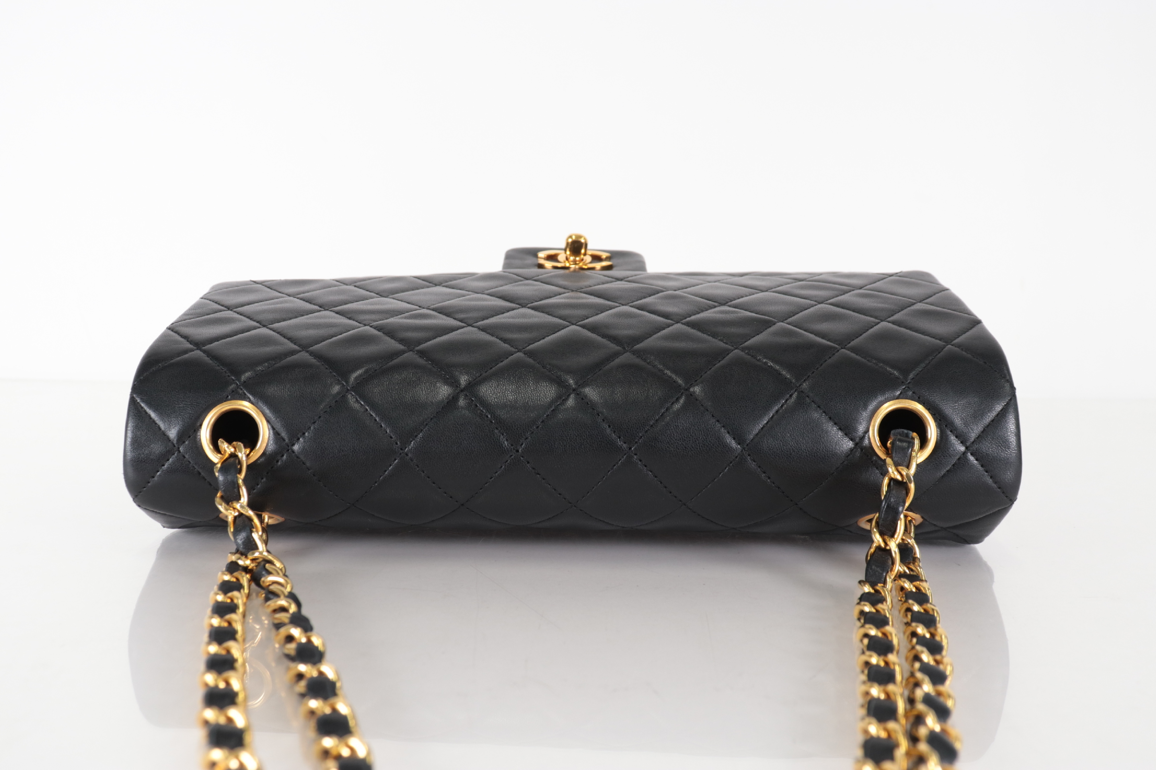 Lambskin Chain Shoulder Bag with Inner Pouch (Model No. 1) — view 6