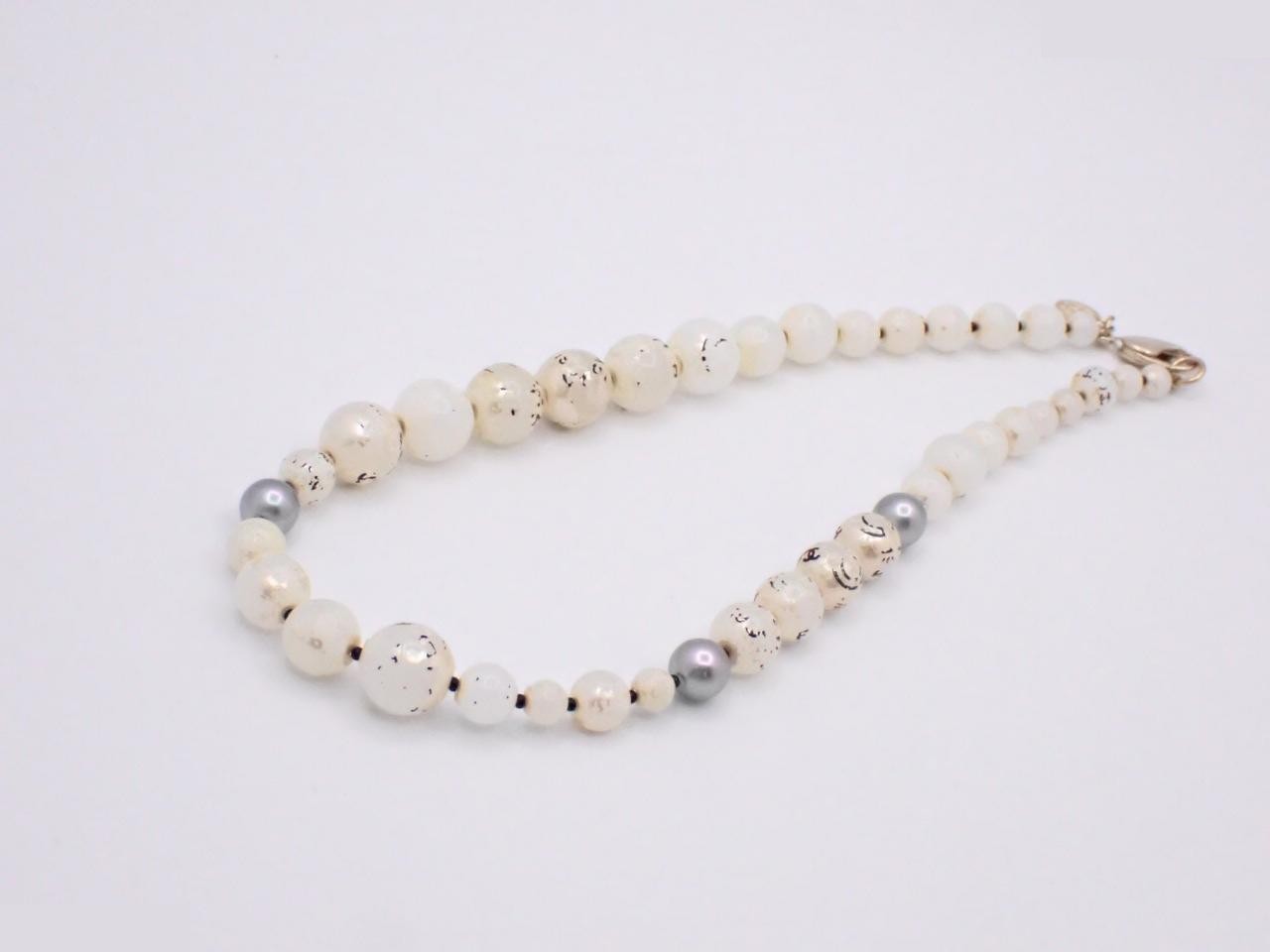 Vintage classic (precious metal) necklace pendant, neck circumference approximately 40 cm — view 4