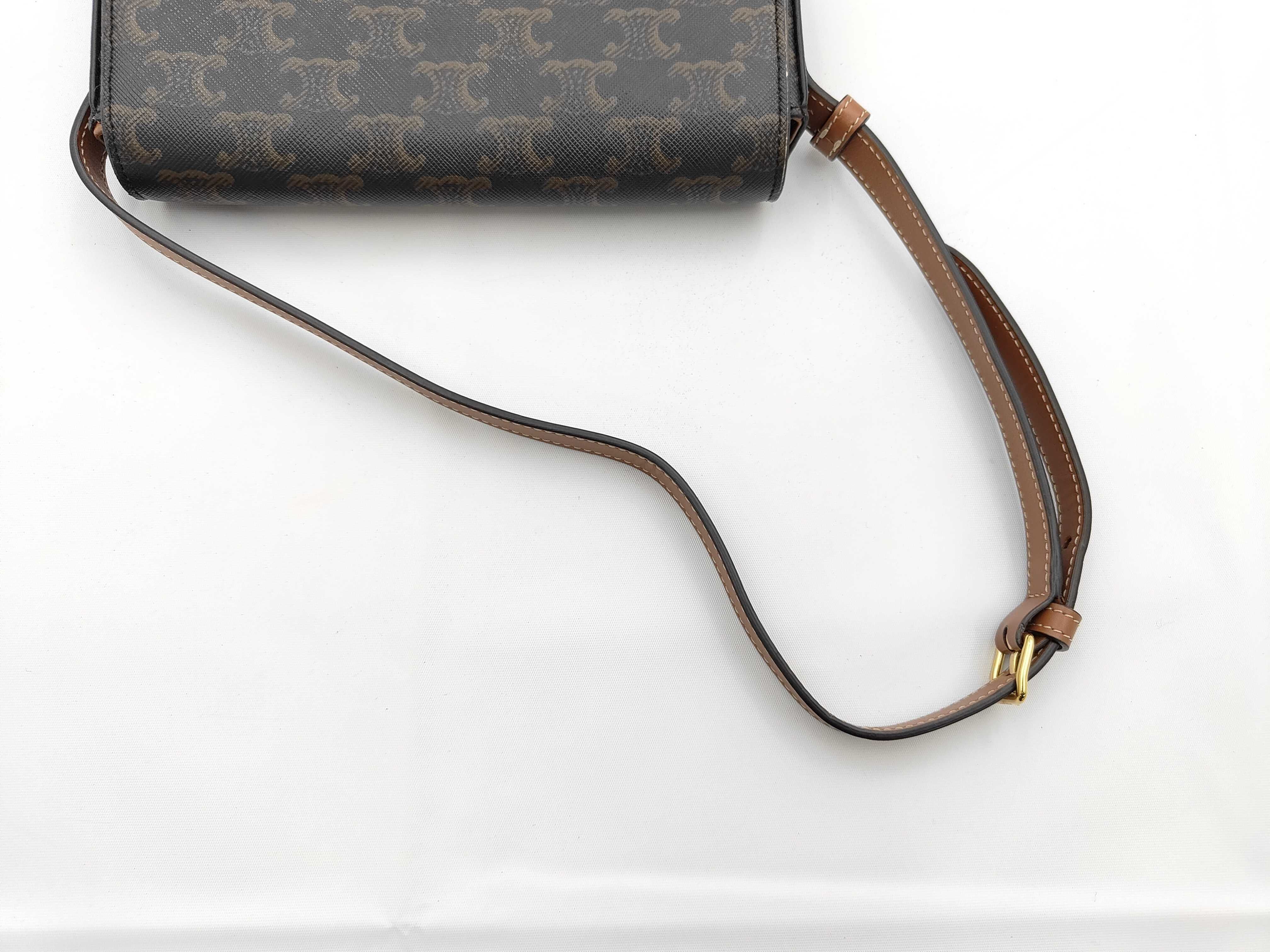 Triomphe Claude Shoulder Bag — view 3