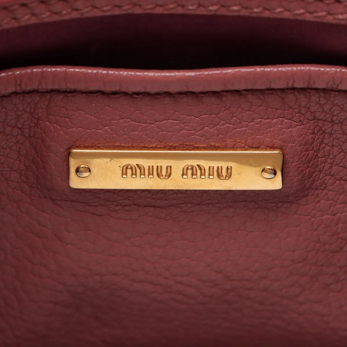 Madras Leather 2WAY Handbag Pink RN0881 — view 12