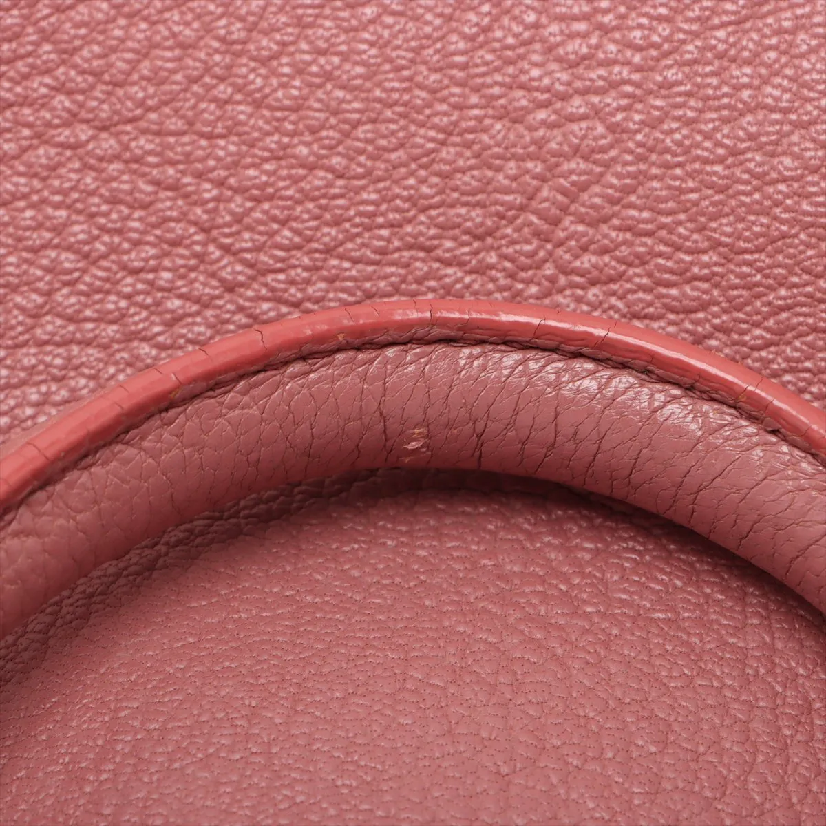 Madras Leather 2WAY Handbag Pink RN0881 — view 14