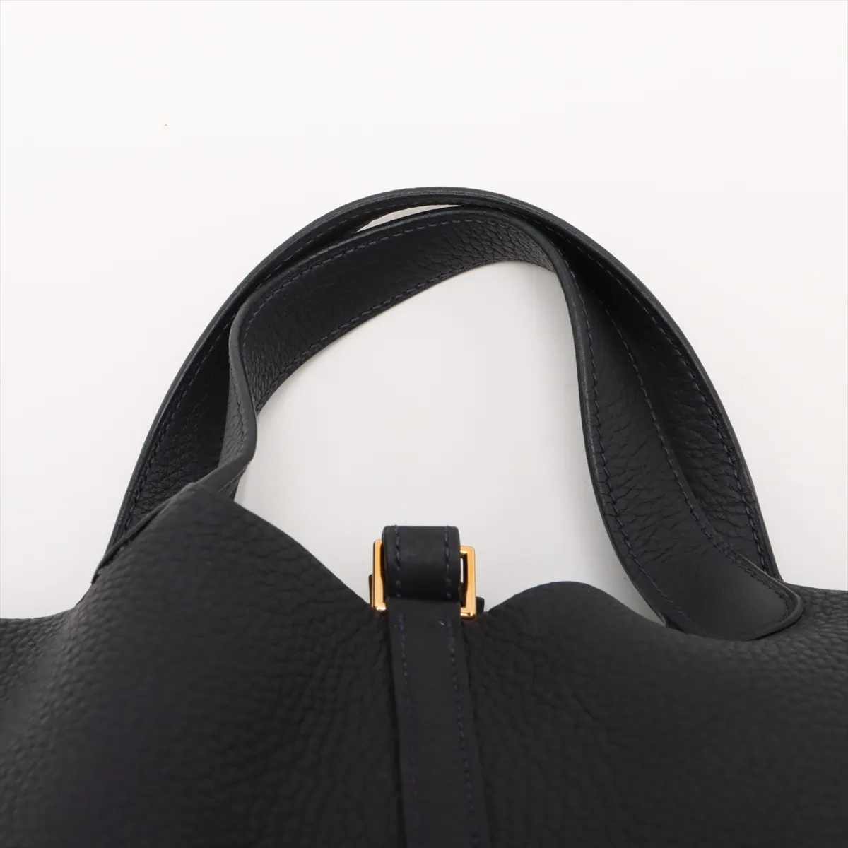 Picotin Lock 18 PM Taurillon Clemence Leather Caban Gold Hardware U: 2022 — view 6