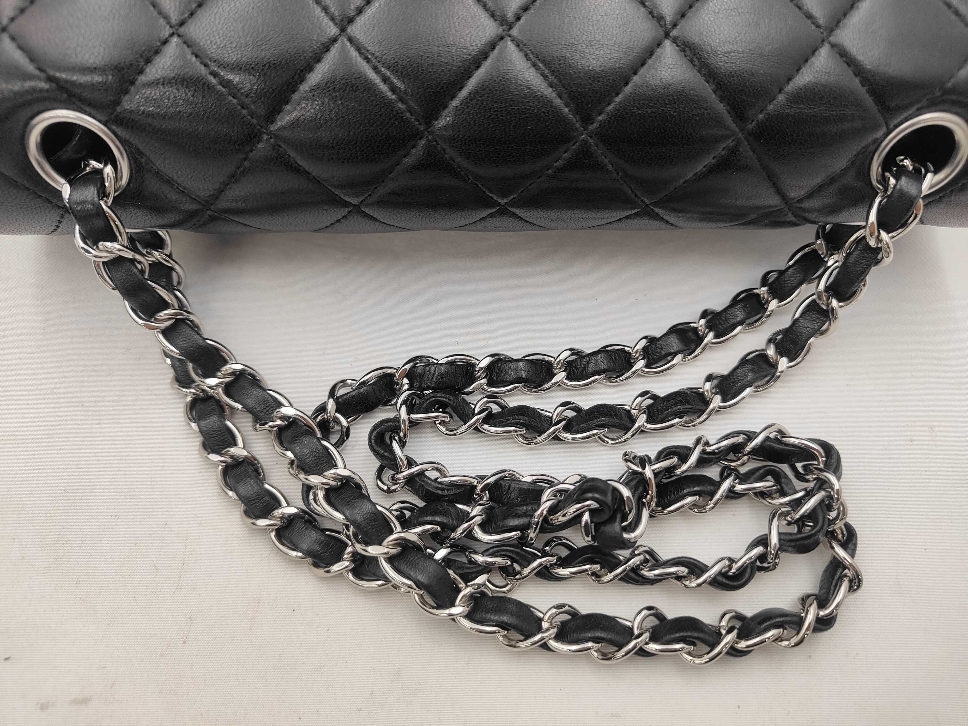 Matelassé 25 Lambskin Double Flap Shoulder Bag — view 3
