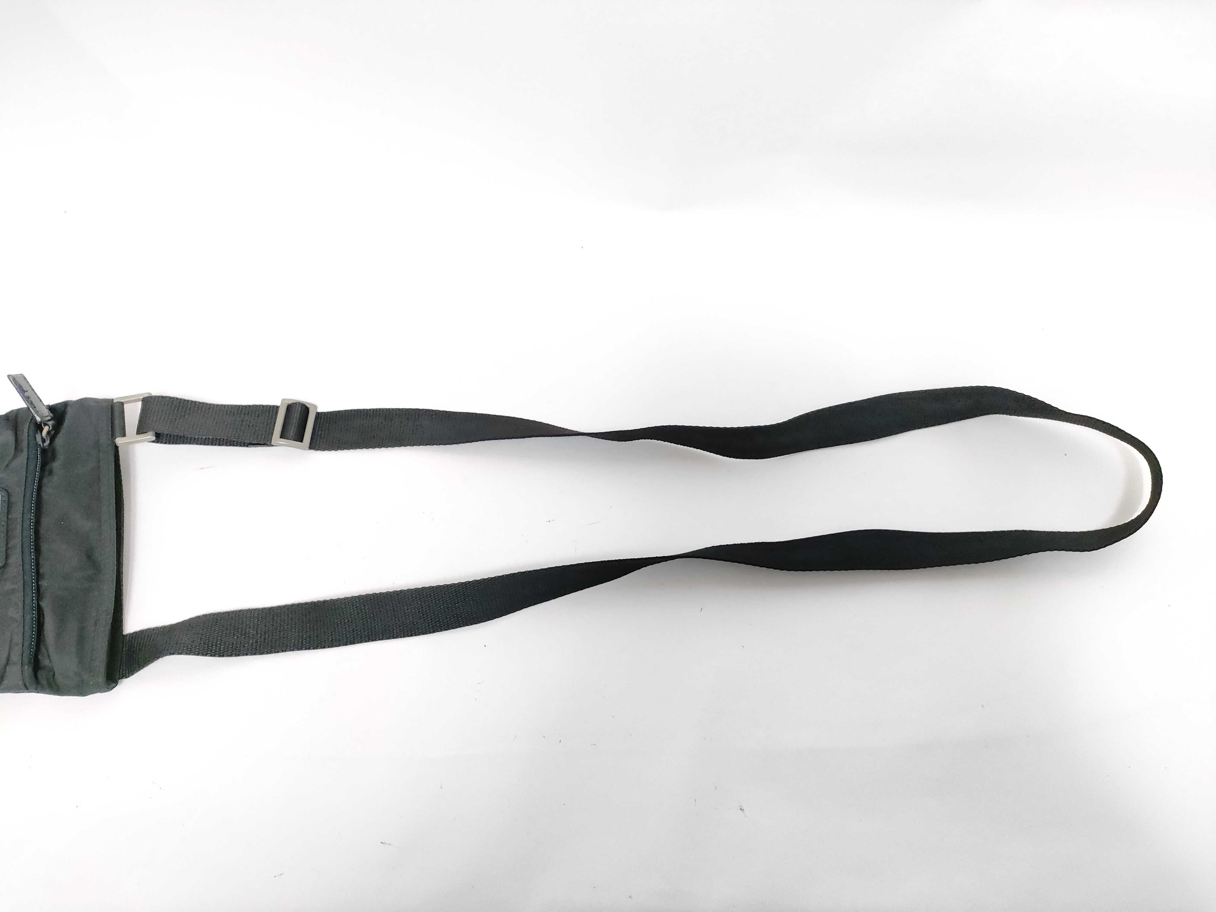 Nylon Mini Shoulder Bag, Black Nylon Shoulder Bag — view 3
