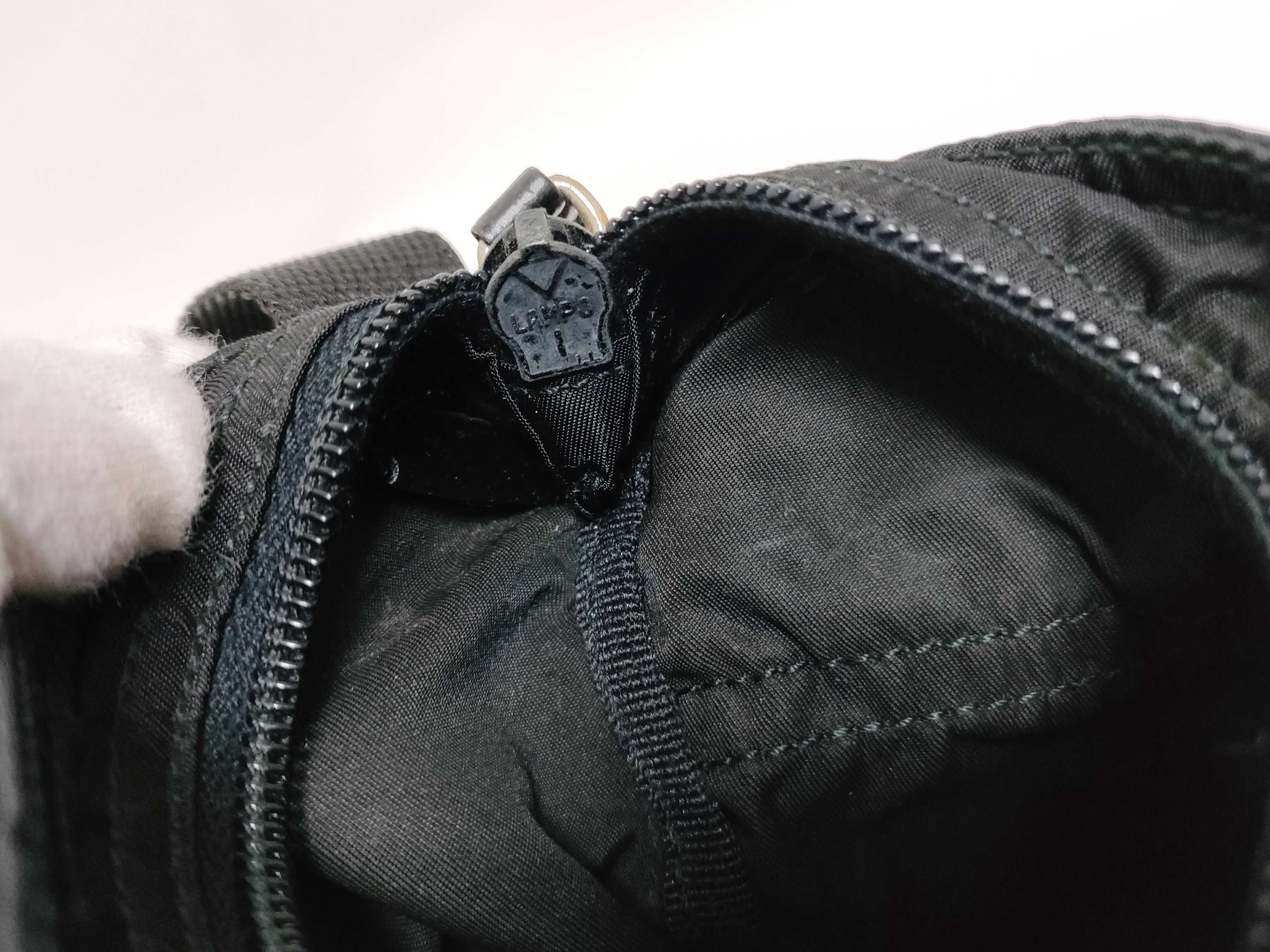 Nylon Mini Shoulder Bag, Black Nylon Shoulder Bag — view 9