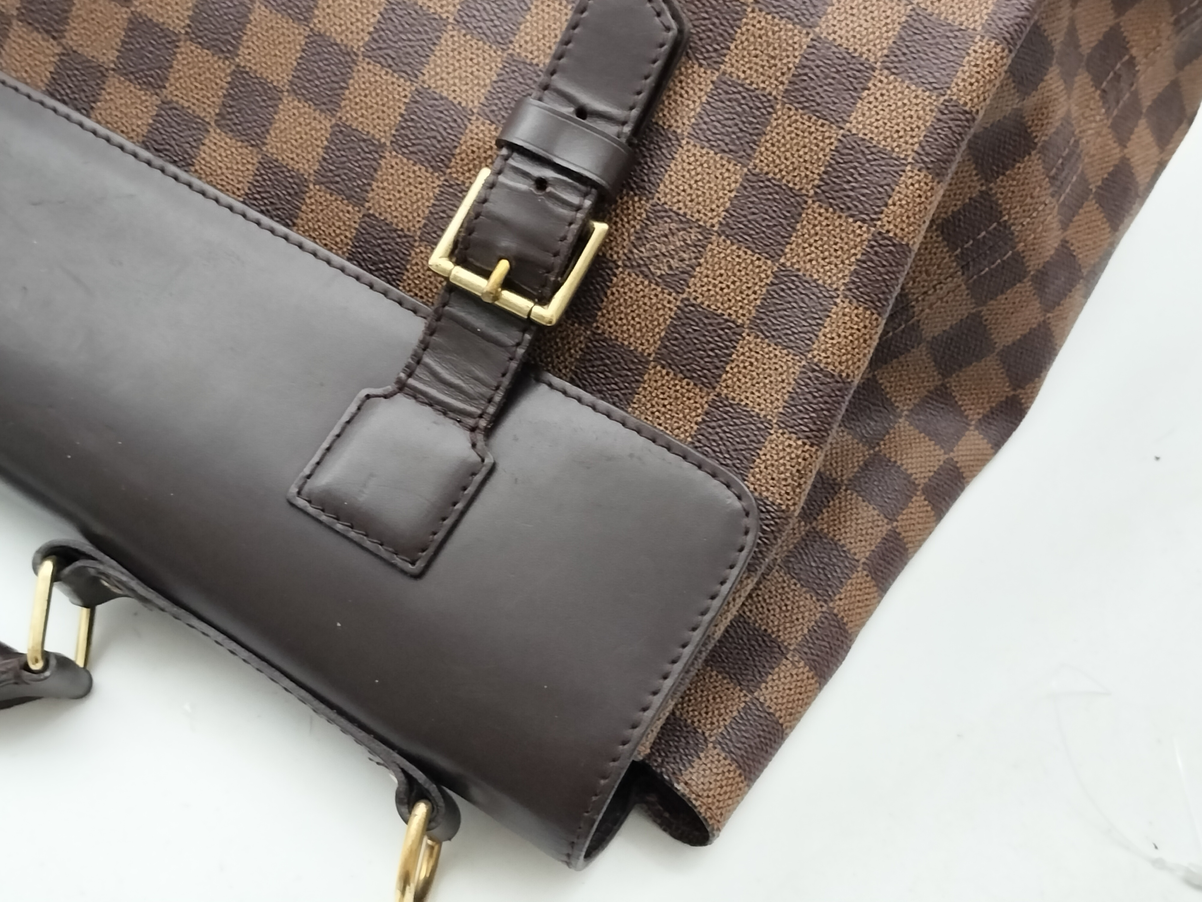 Damier West End PM N41130 Shoulder Strap Boston Bag — view 12