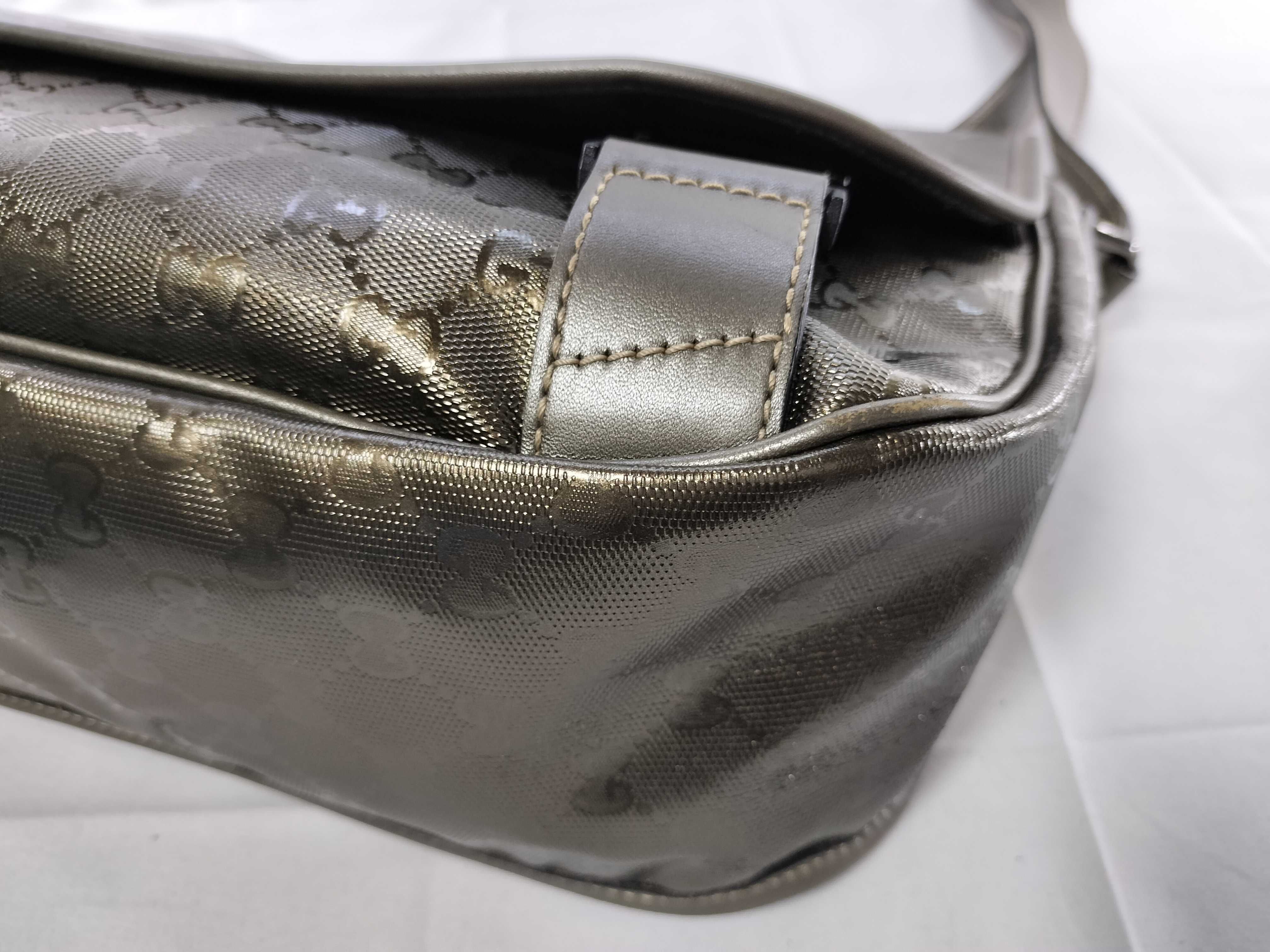 GG Messenger Bag Metallic Shoulder Bag — view 6