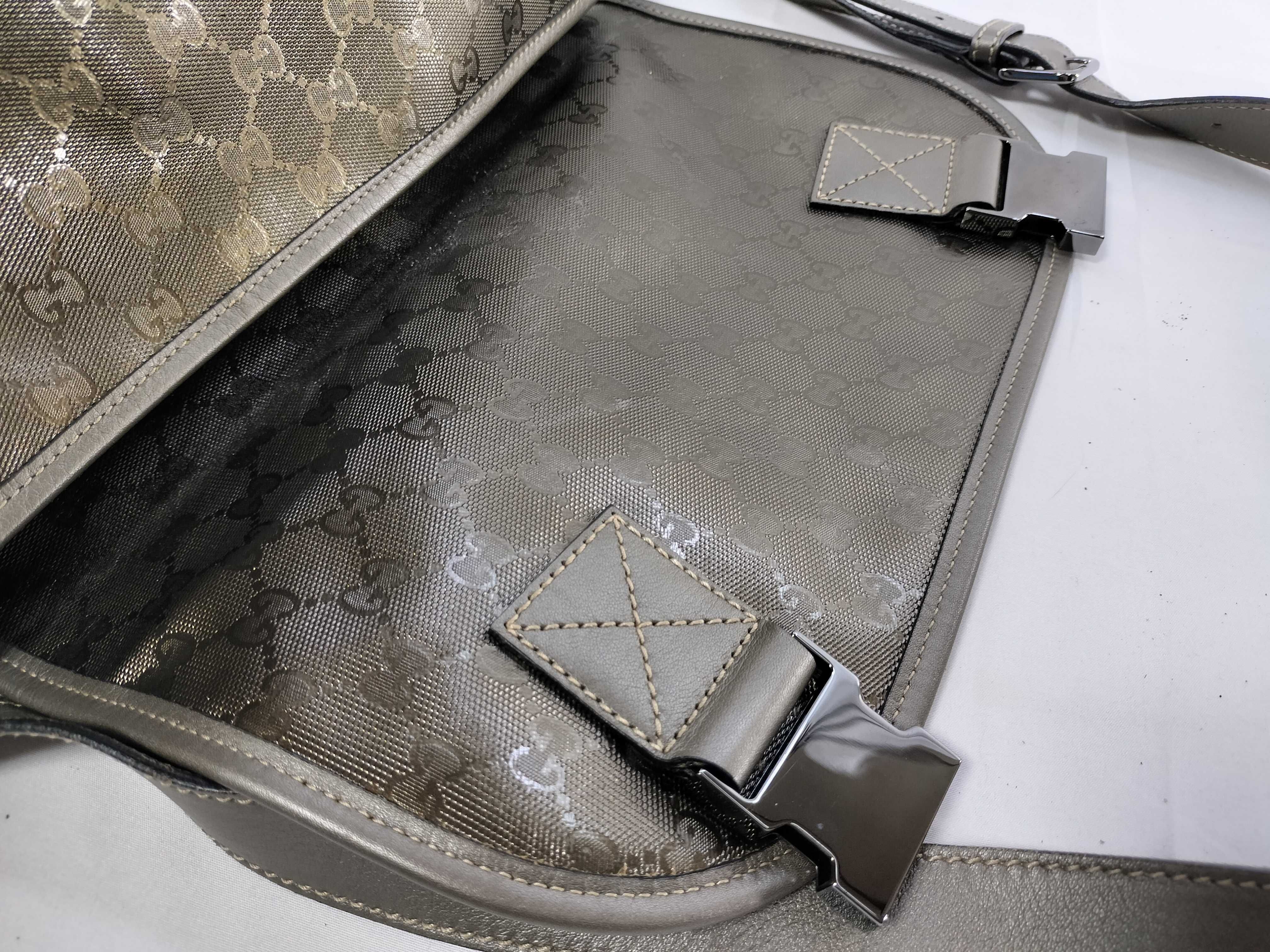GG Messenger Bag Metallic Shoulder Bag — view 8