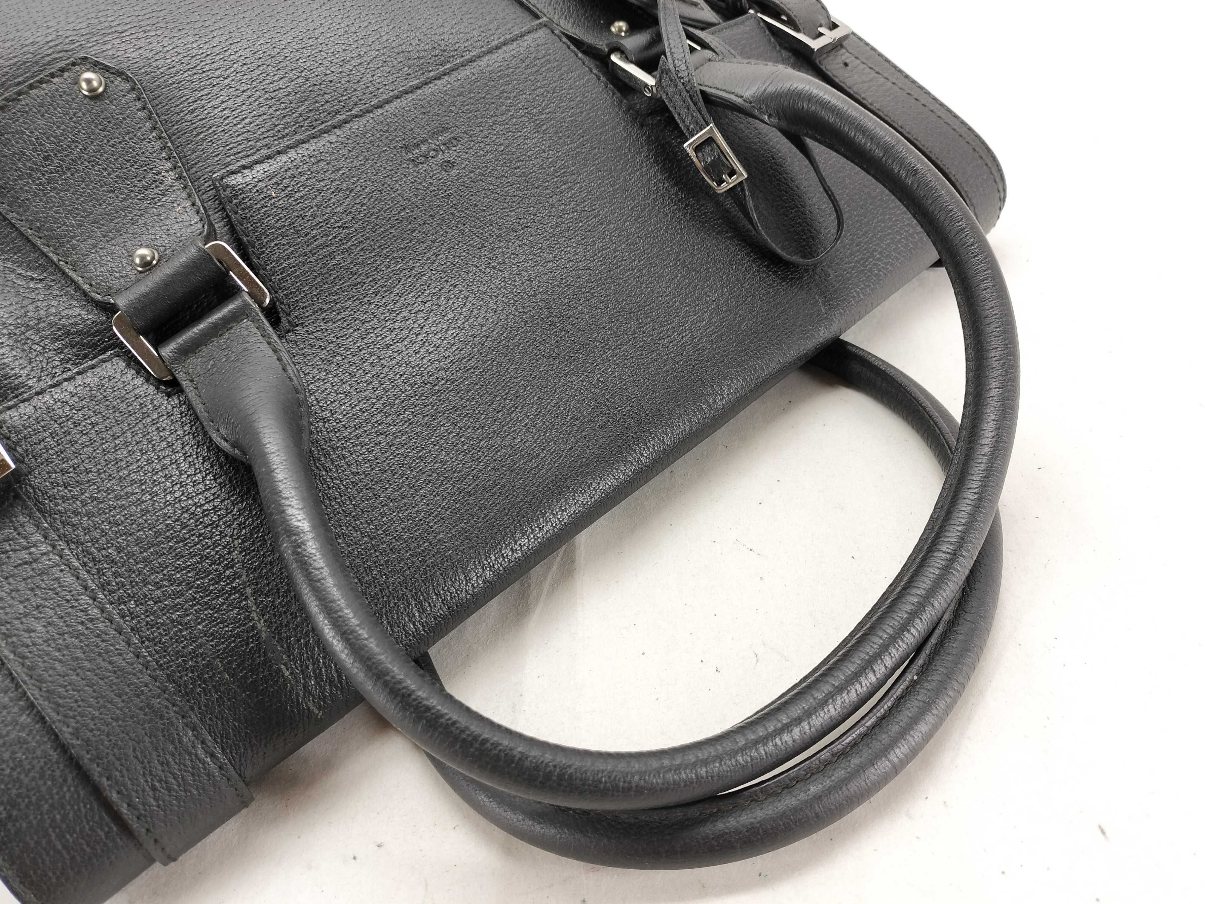 ID - Cow Skin Twin Top Handle Handbag — view 3
