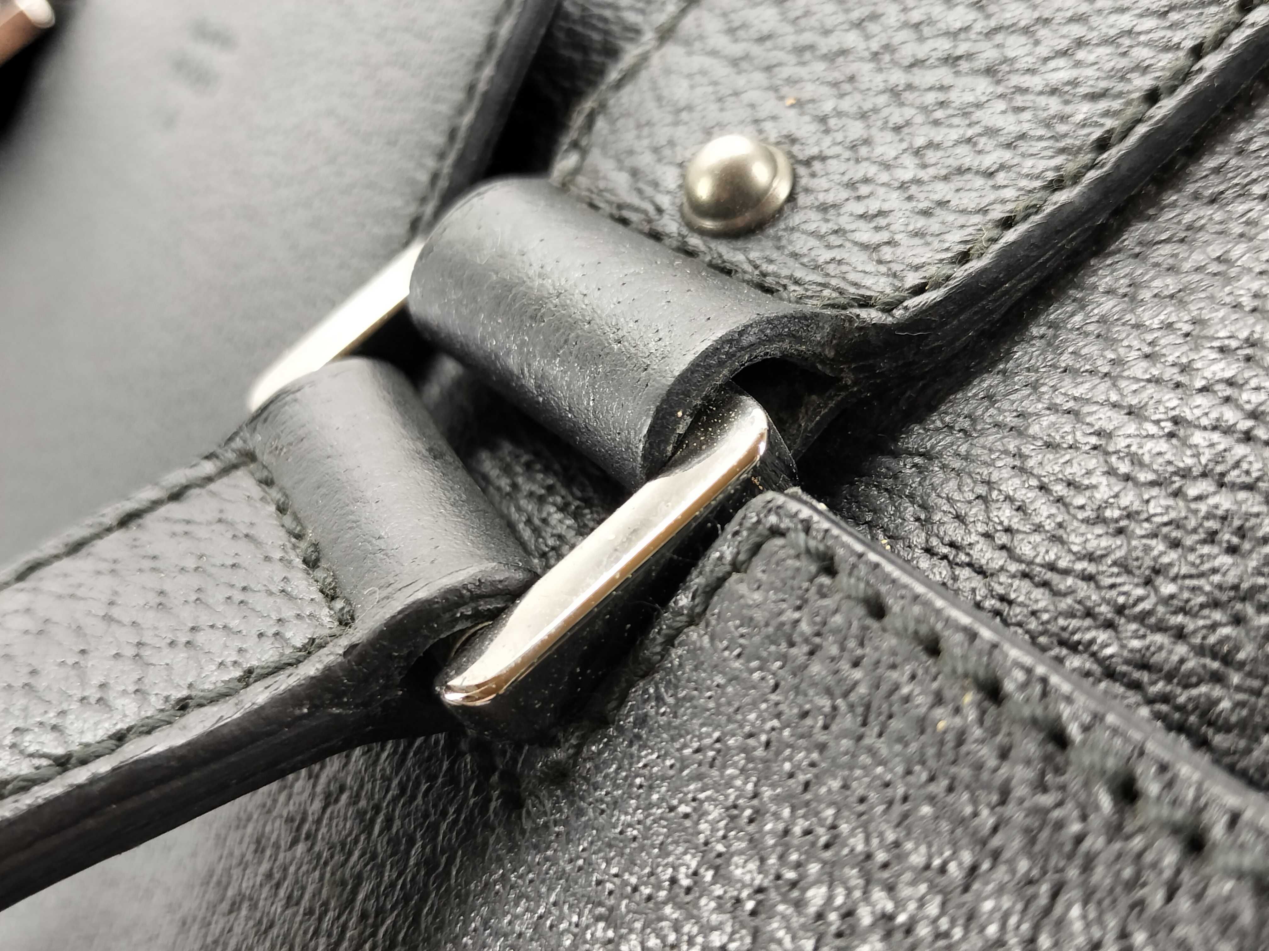ID - Cow Skin Twin Top Handle Handbag — view 5