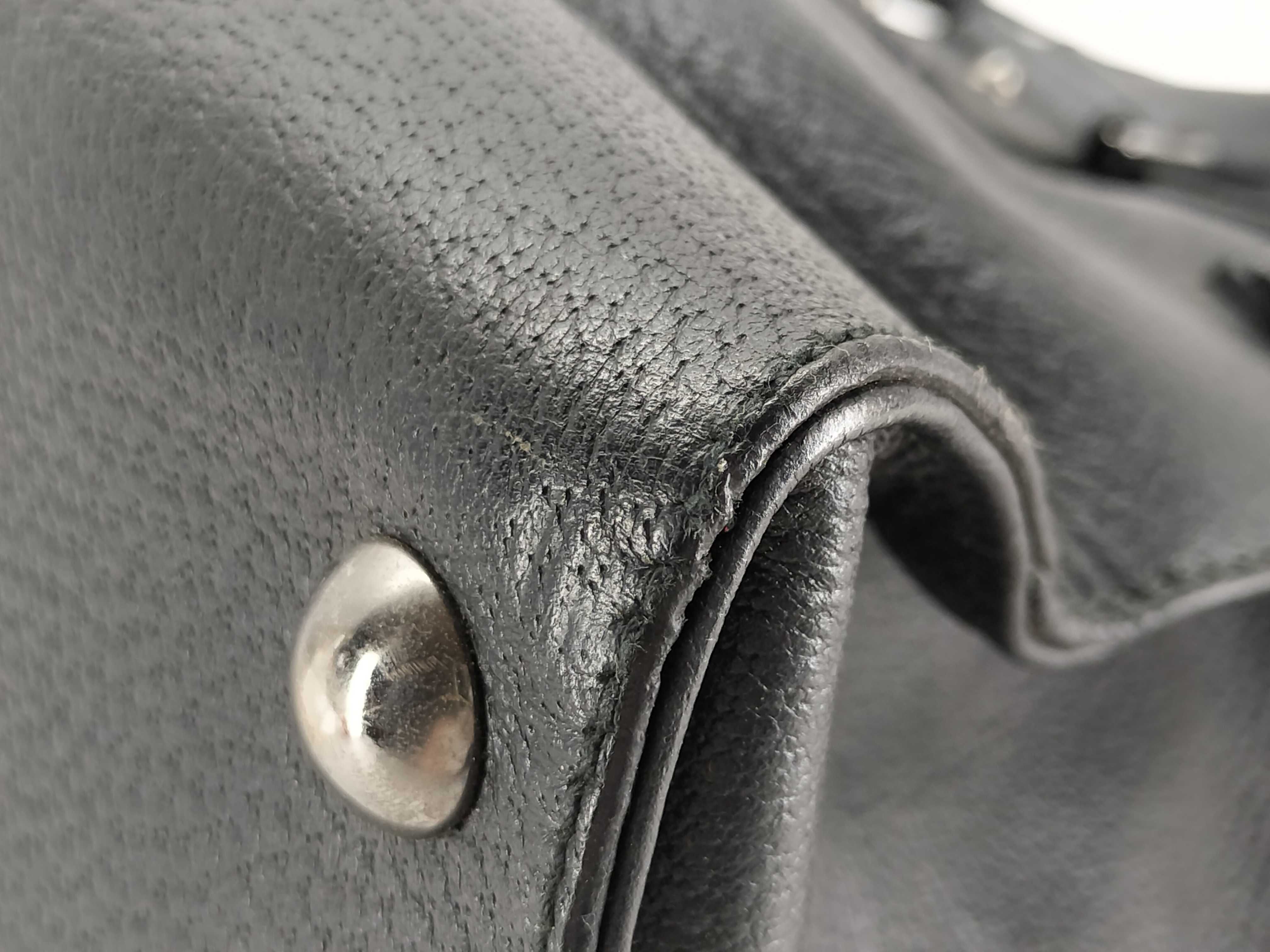 ID - Cow Skin Twin Top Handle Handbag — view 6