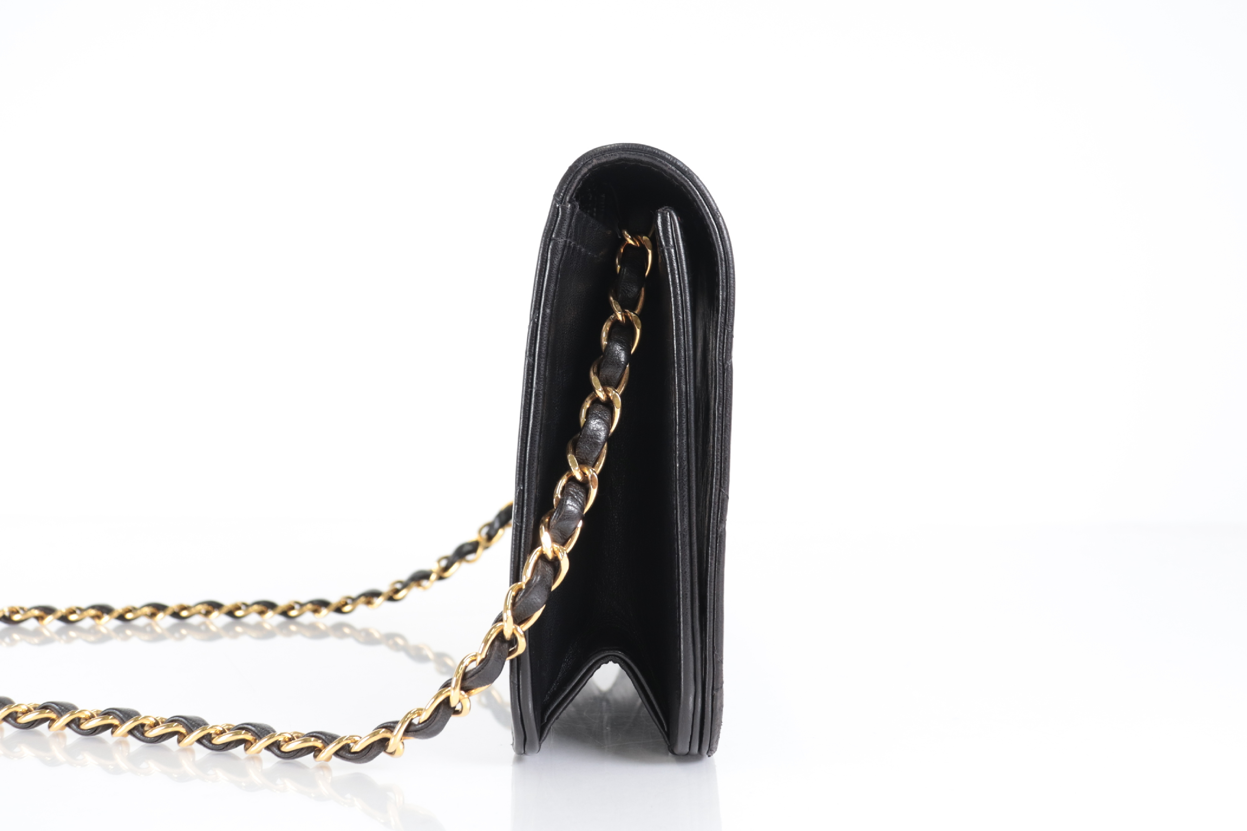 Full Flap Lambskin Chain Shoulder Bag (Series 5) — view 3