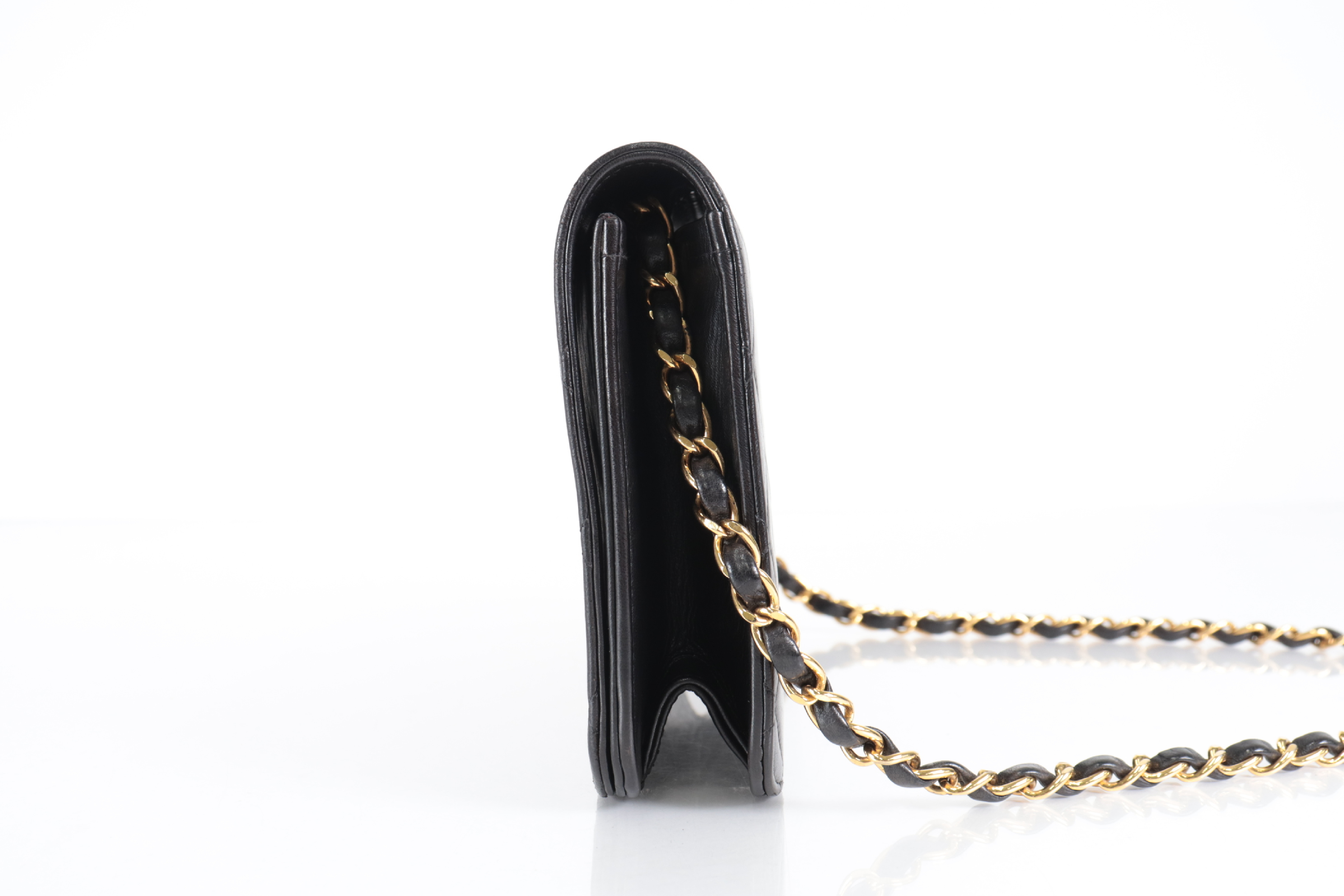 Full Flap Lambskin Chain Shoulder Bag (Series 5) — view 4