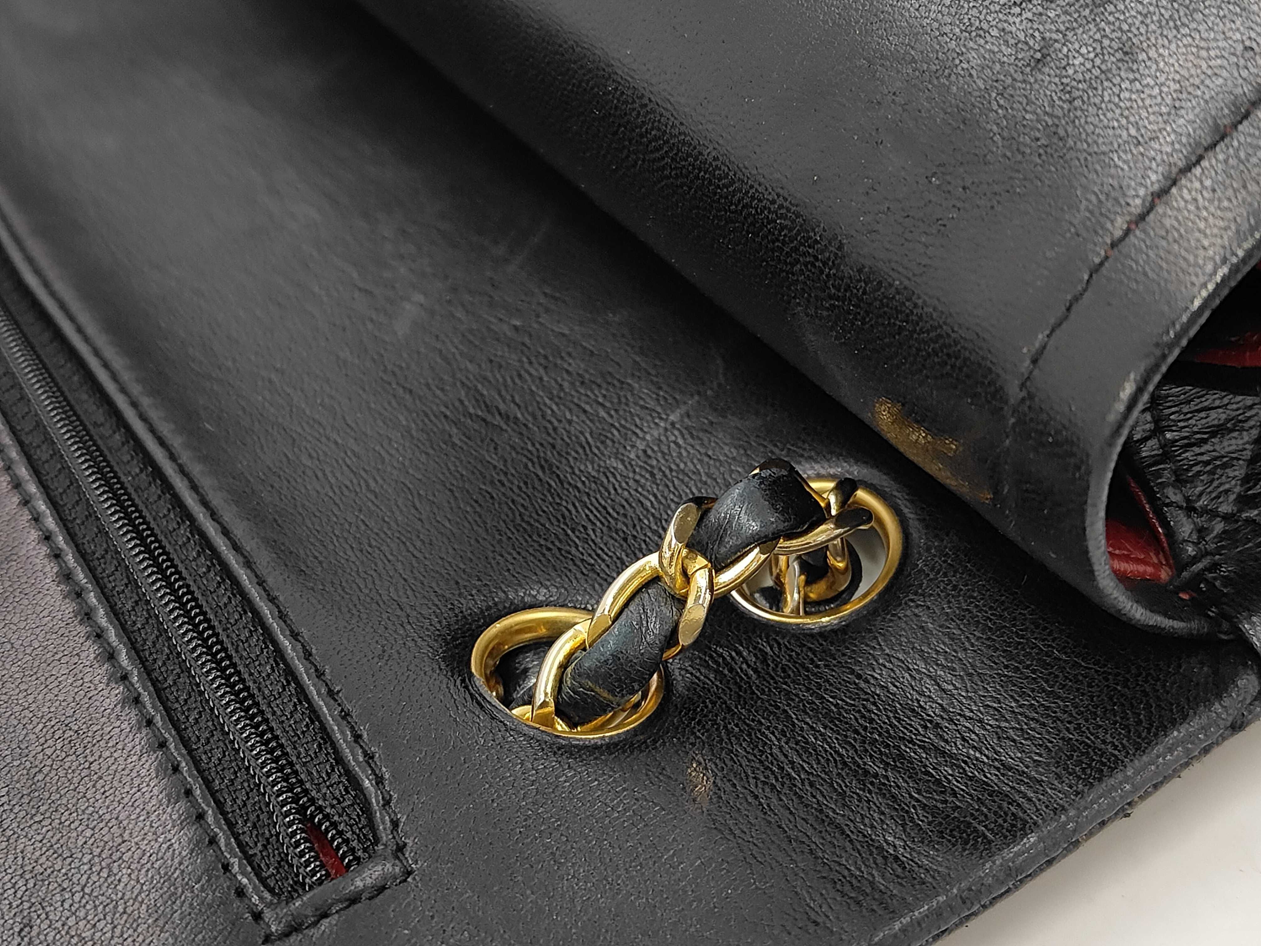 Matelassé 25 Lambskin Double Flap Double Chain Shoulder Bag — view 5