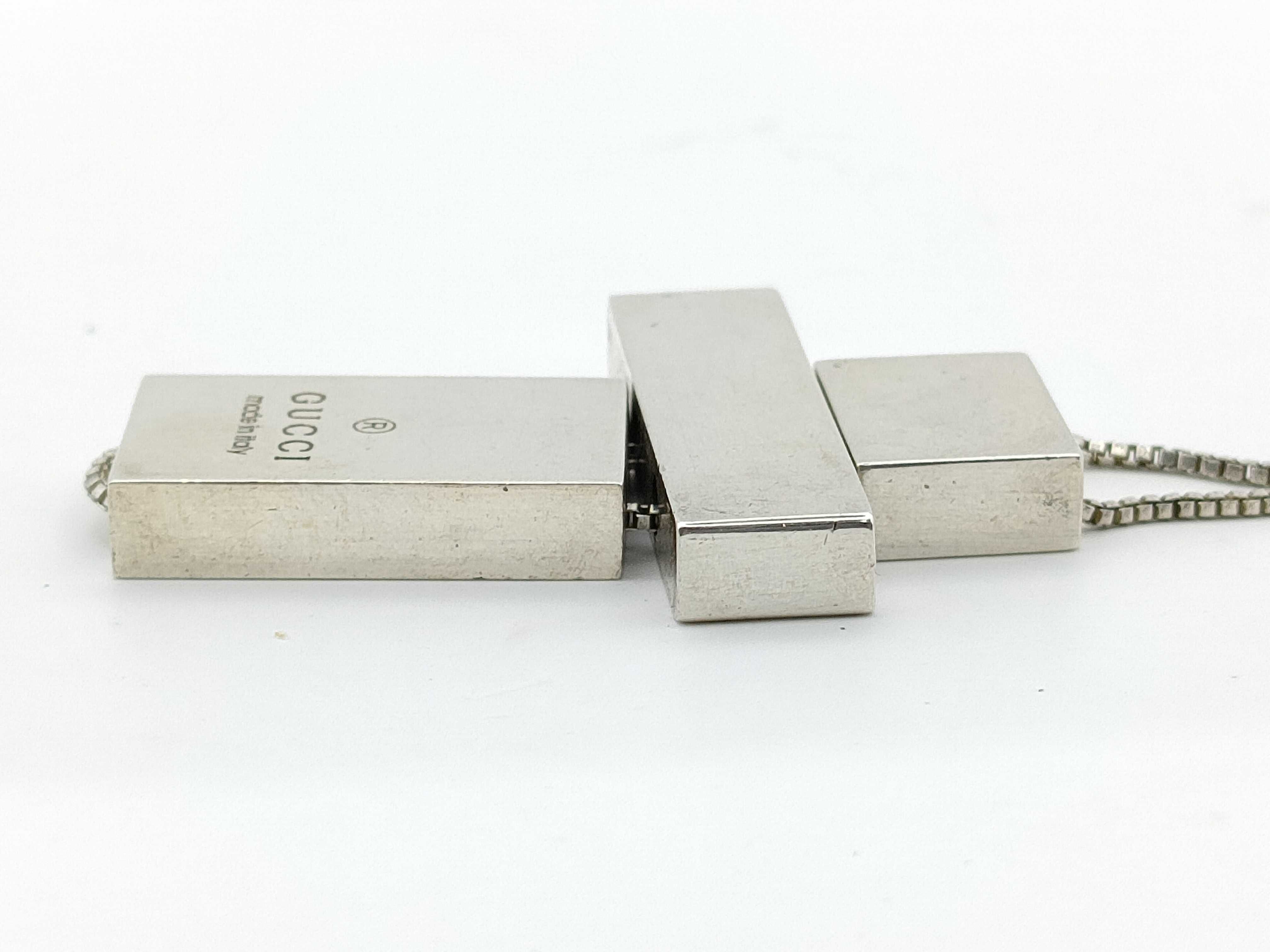 925 Sterling Silver Plate Necklace — view 3