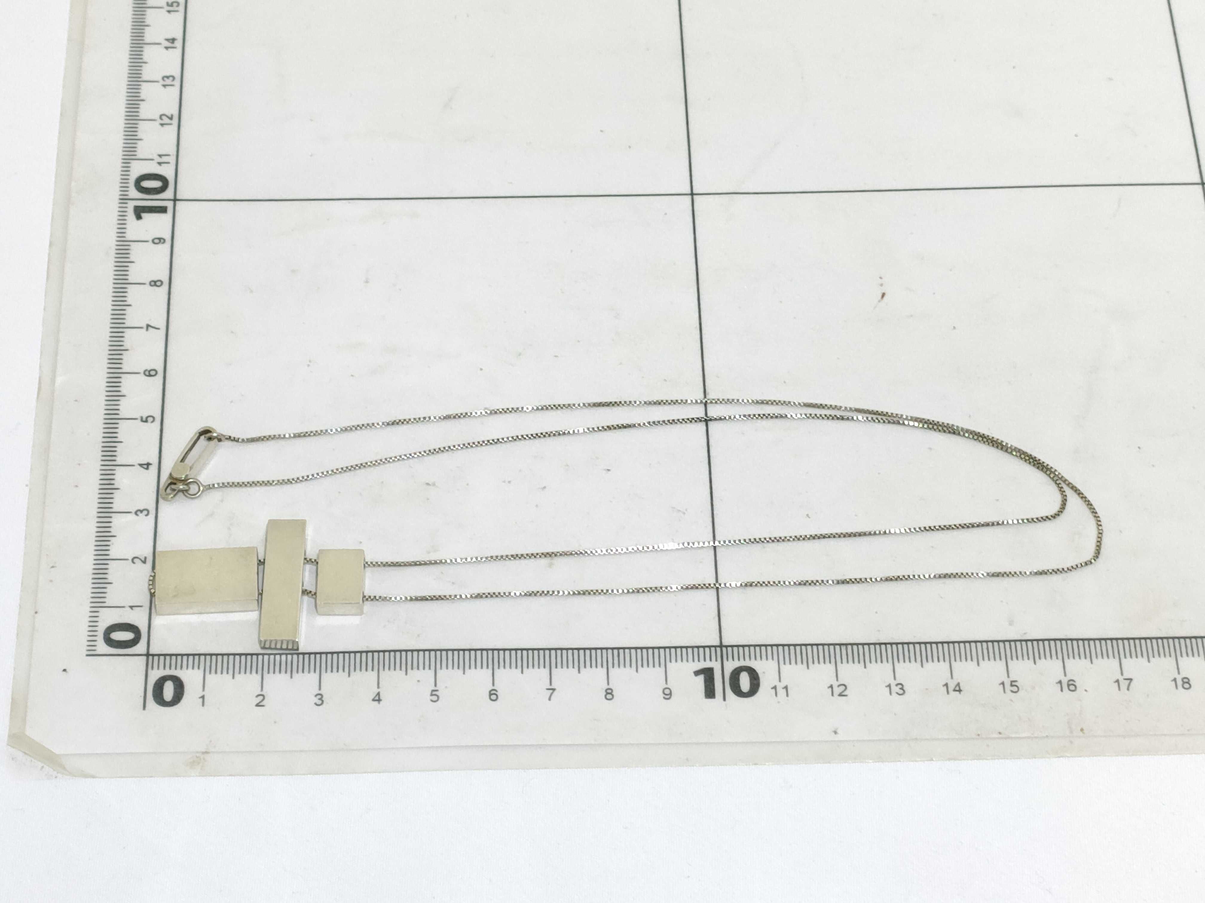 925 Sterling Silver Plate Necklace — view 6