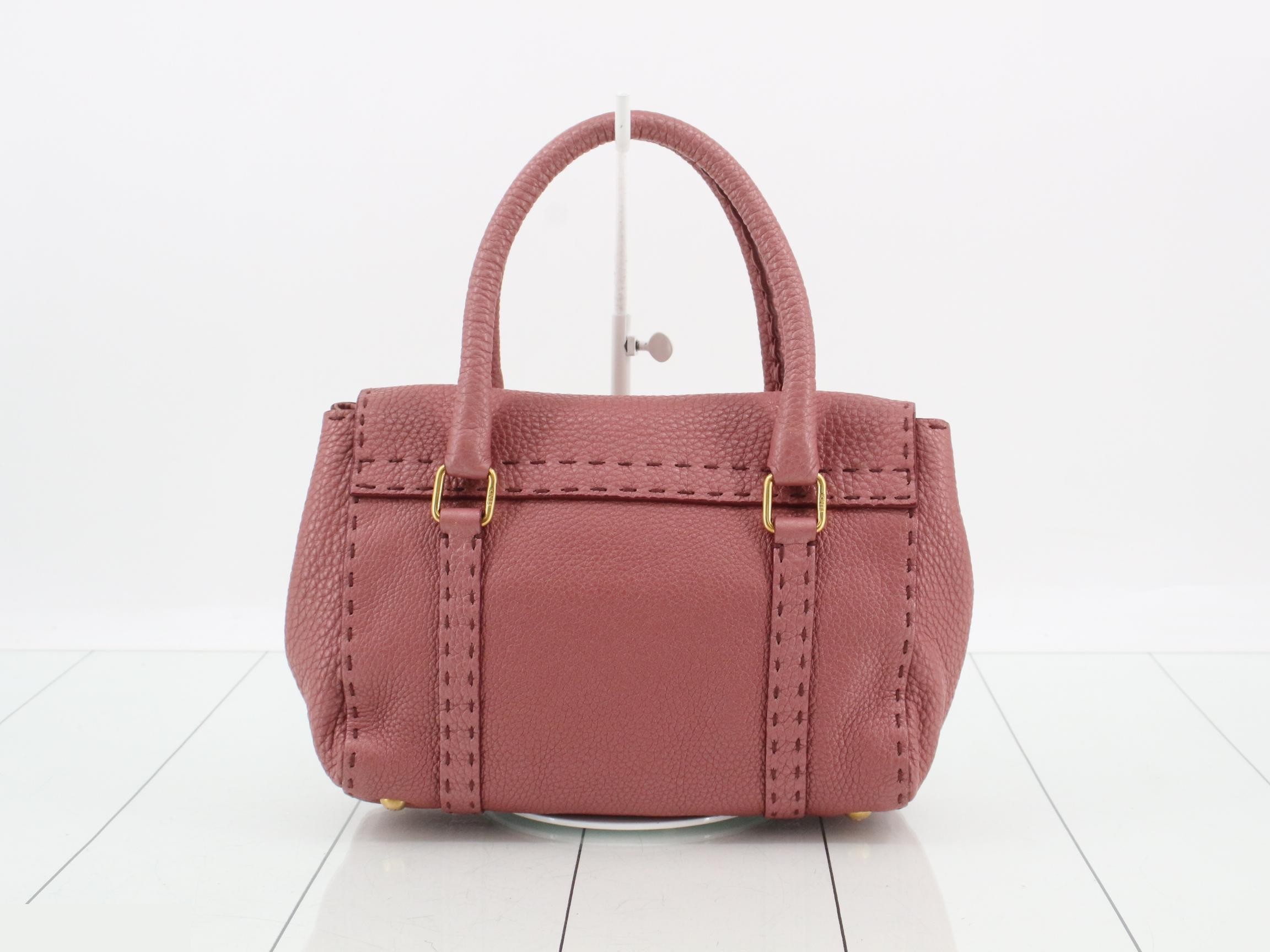 Selleria Flap Handbag Pink — view 2