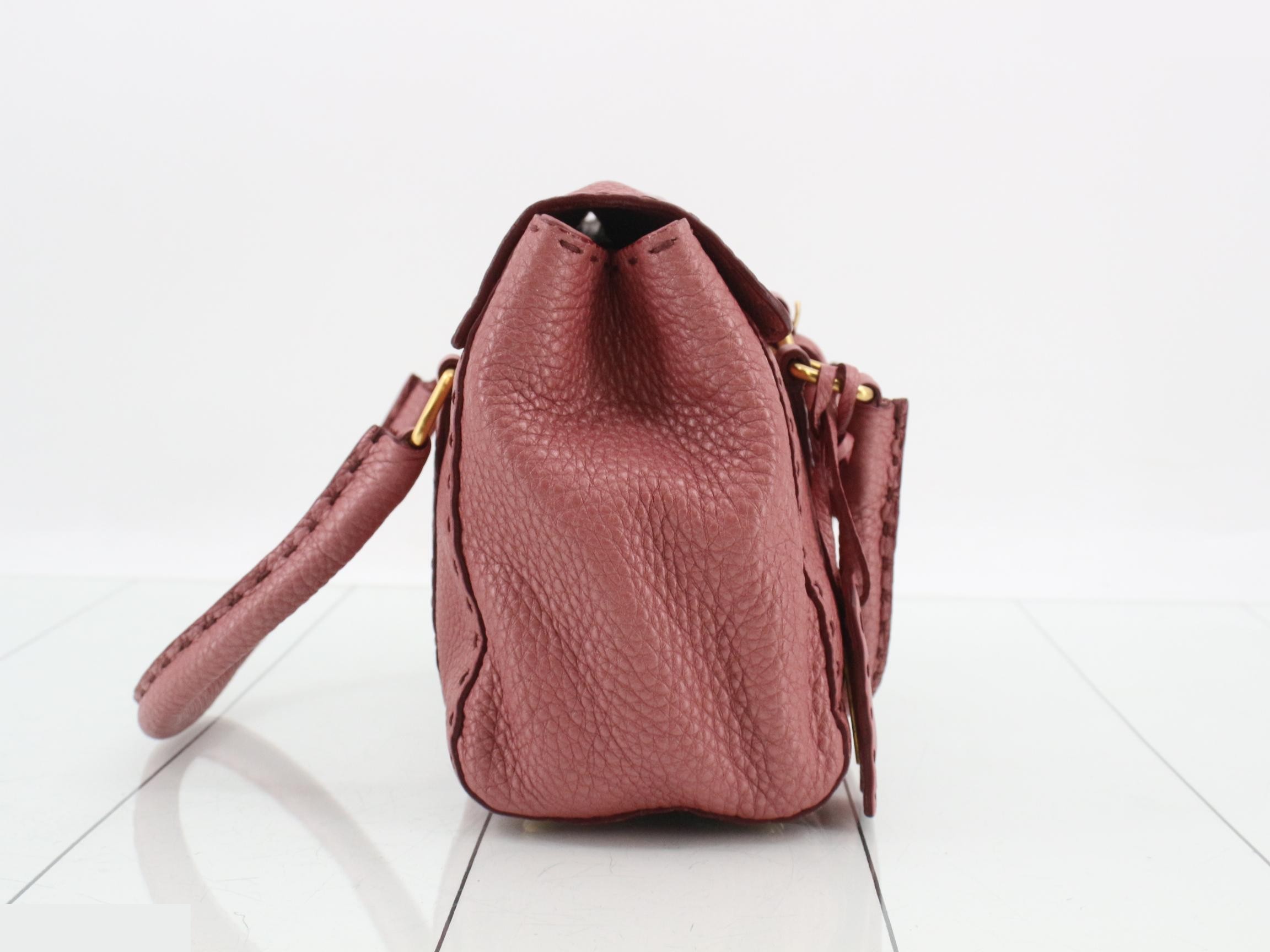 Selleria Flap Handbag Pink — view 4