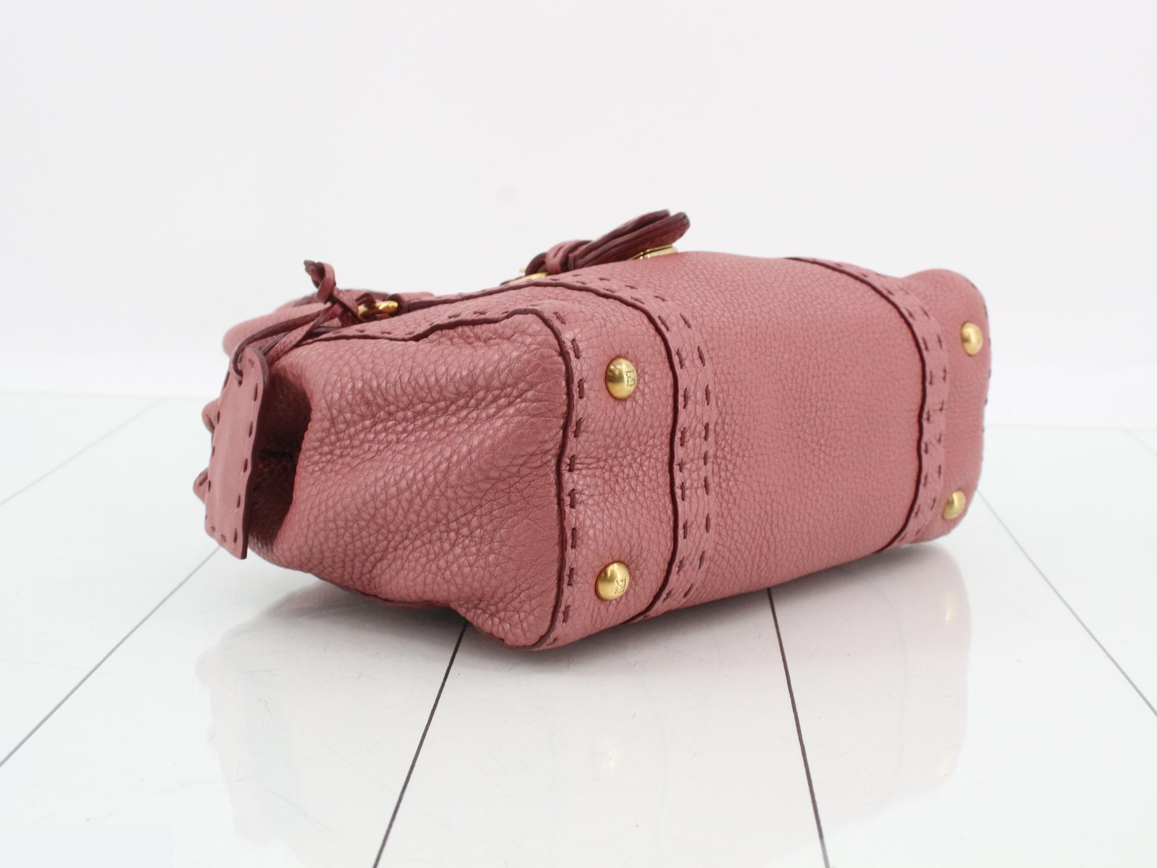 Selleria Flap Handbag Pink — view 5