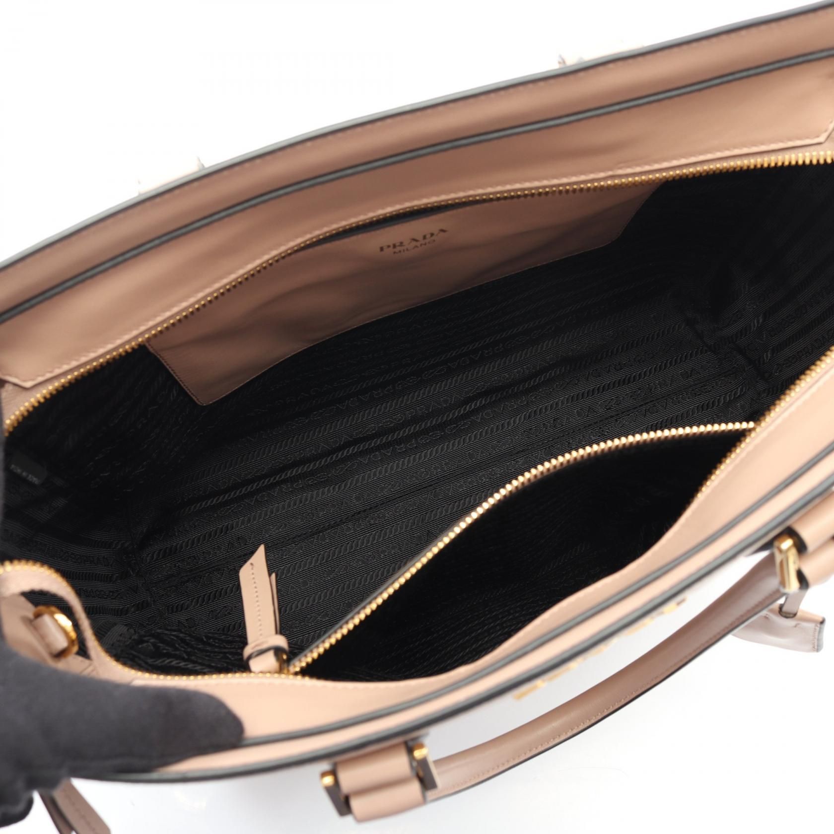 Tote Bag Pink Saffiano Leather — view 3