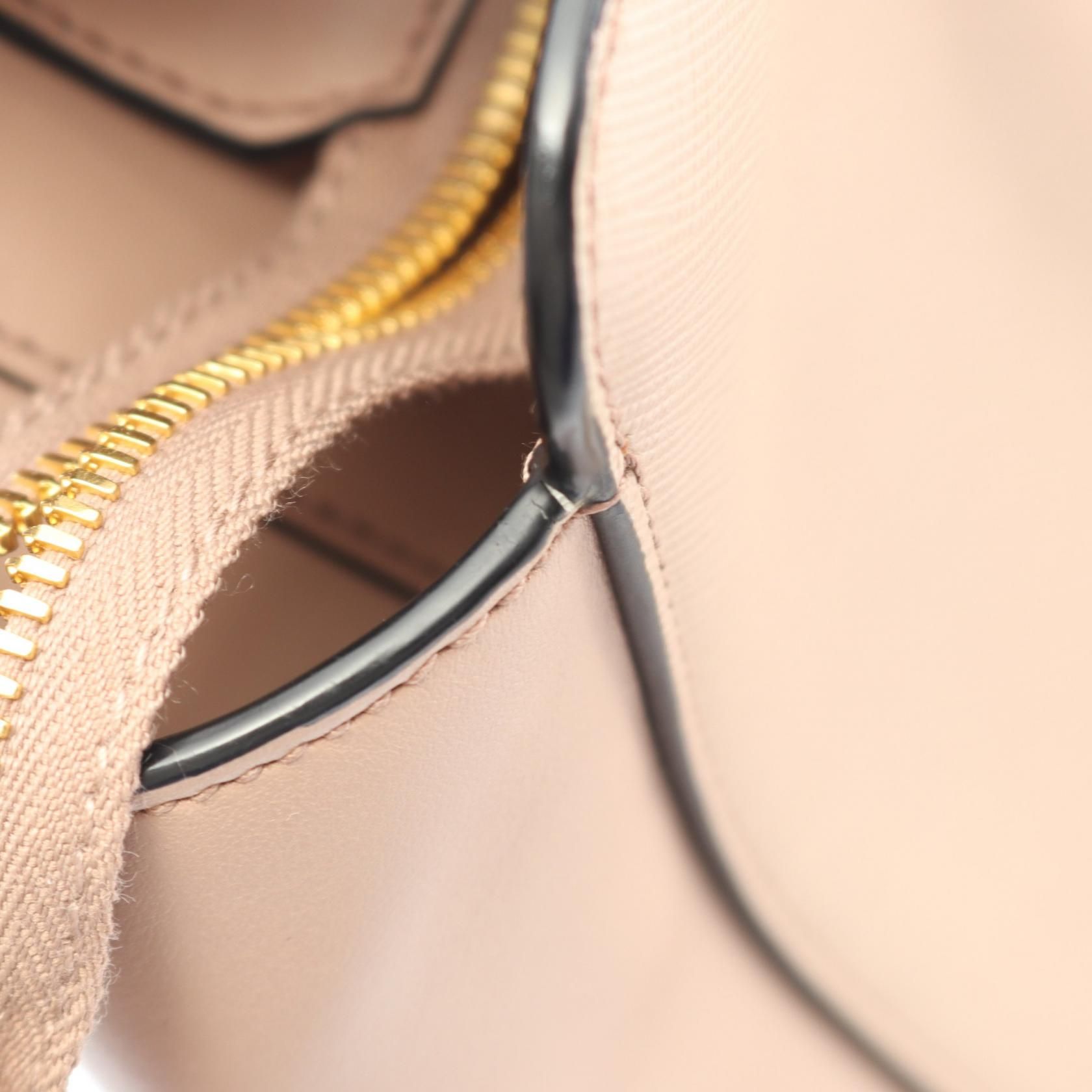 Tote Bag Pink Saffiano Leather — view 5