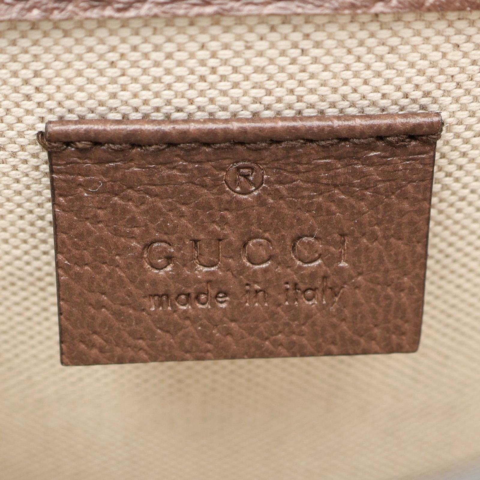 Monogram Jumbo GG Textured Dollar Calfskin Mini Horsebit 1955 Crossbody Bag — view 4