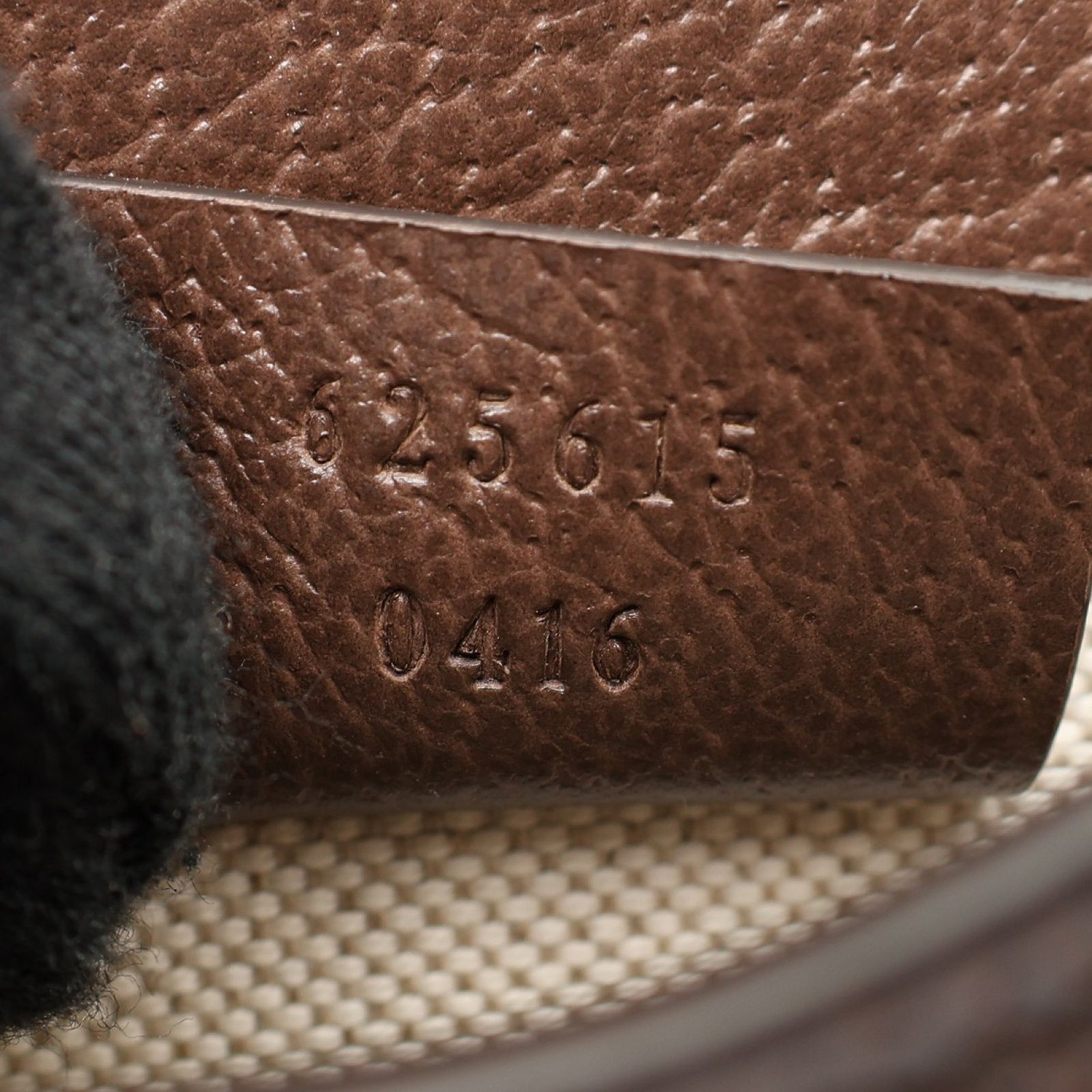Monogram Jumbo GG Textured Dollar Calfskin Mini Horsebit 1955 Crossbody Bag — view 5