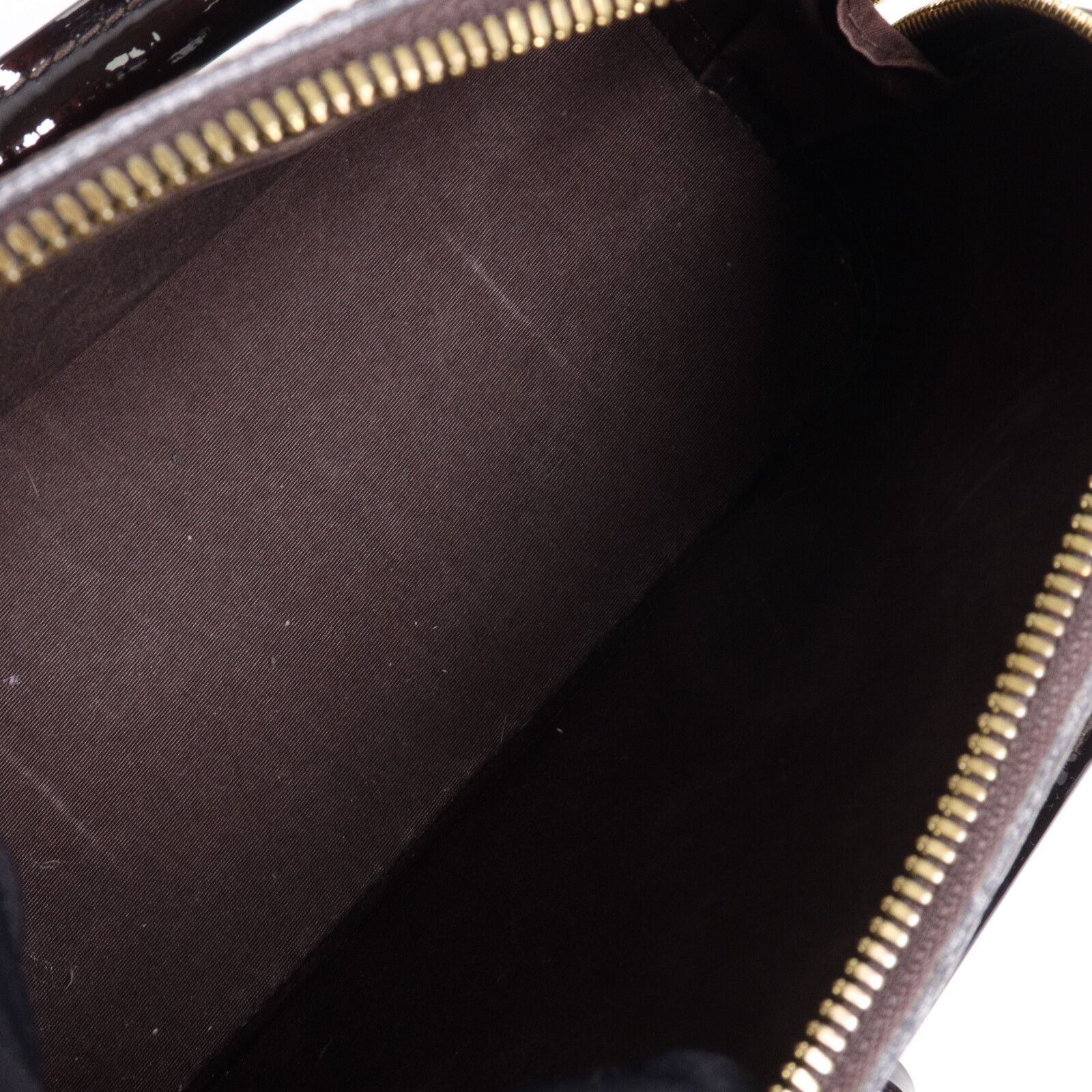Vernis Alma Bb Hand-turn Shoulder Bag Bordeaux Burgendy 2way Shoulder Bag M 91678 — view 5