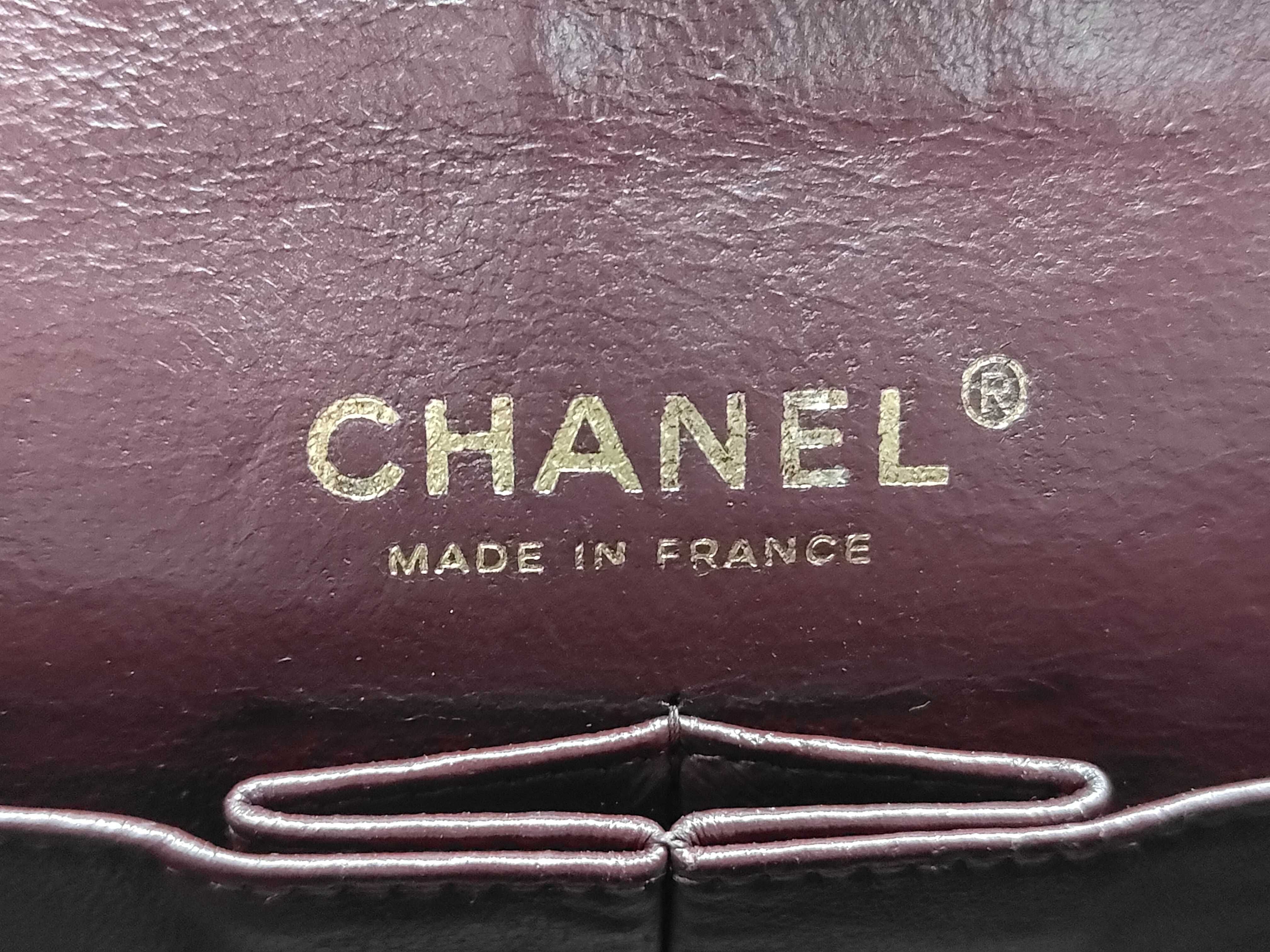 Caviar Skin CF Double Chain Shoulder Bag — view 7