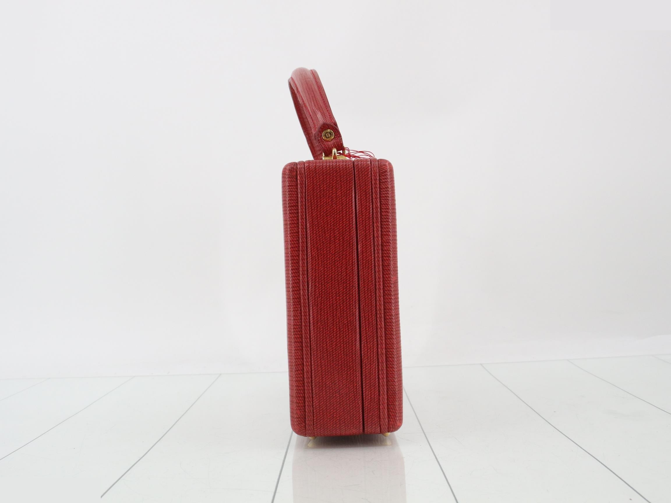 Handbag, leather, red — view 3