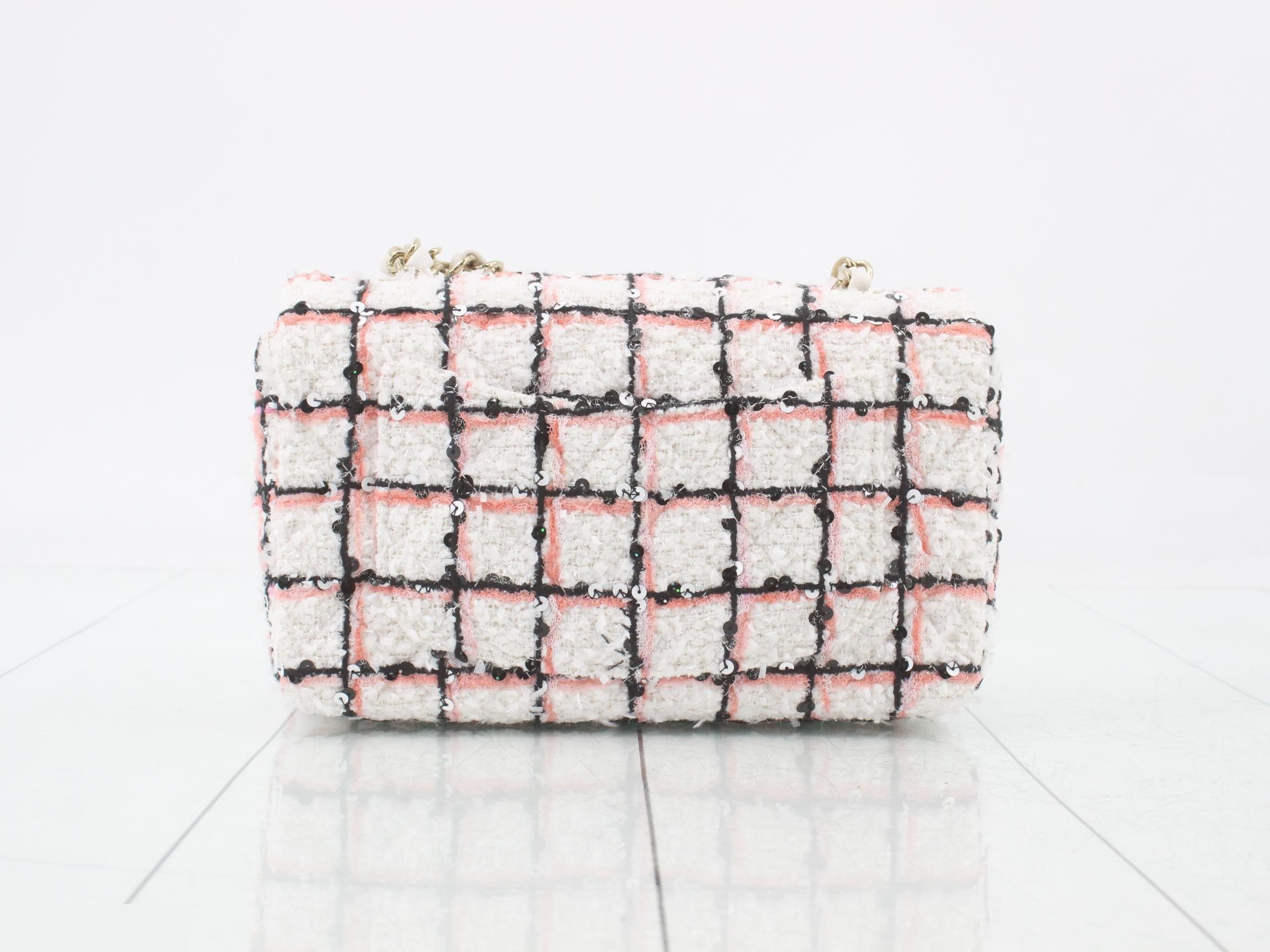 Matelassé Tweed Shoulder Bag — view 2