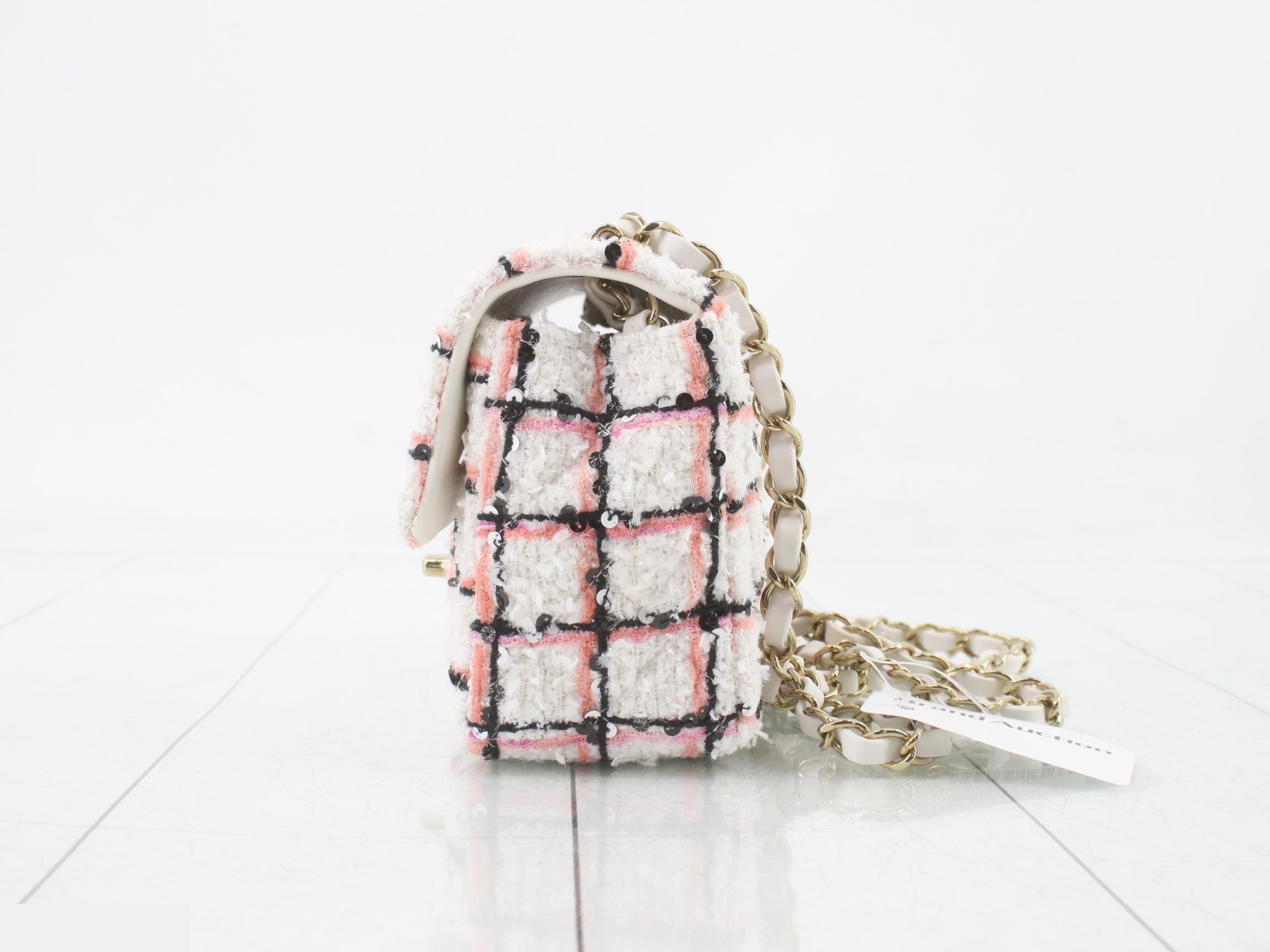 Matelassé Tweed Shoulder Bag — view 3