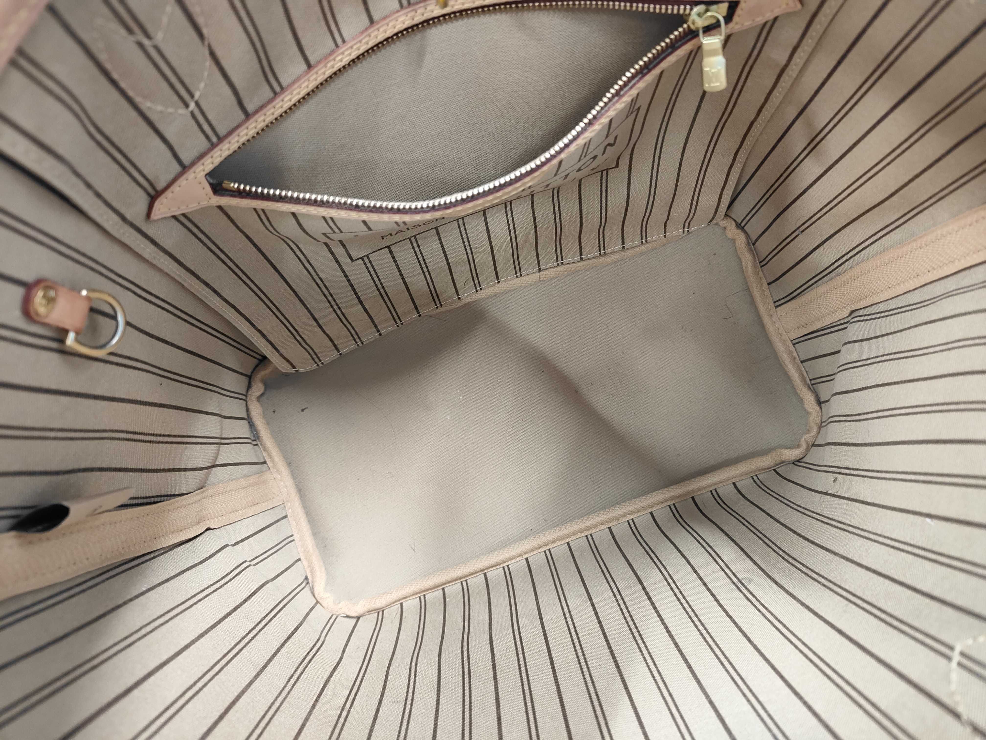 Monogram M40995 Neverfull MM Beige Tote Bag — view 7