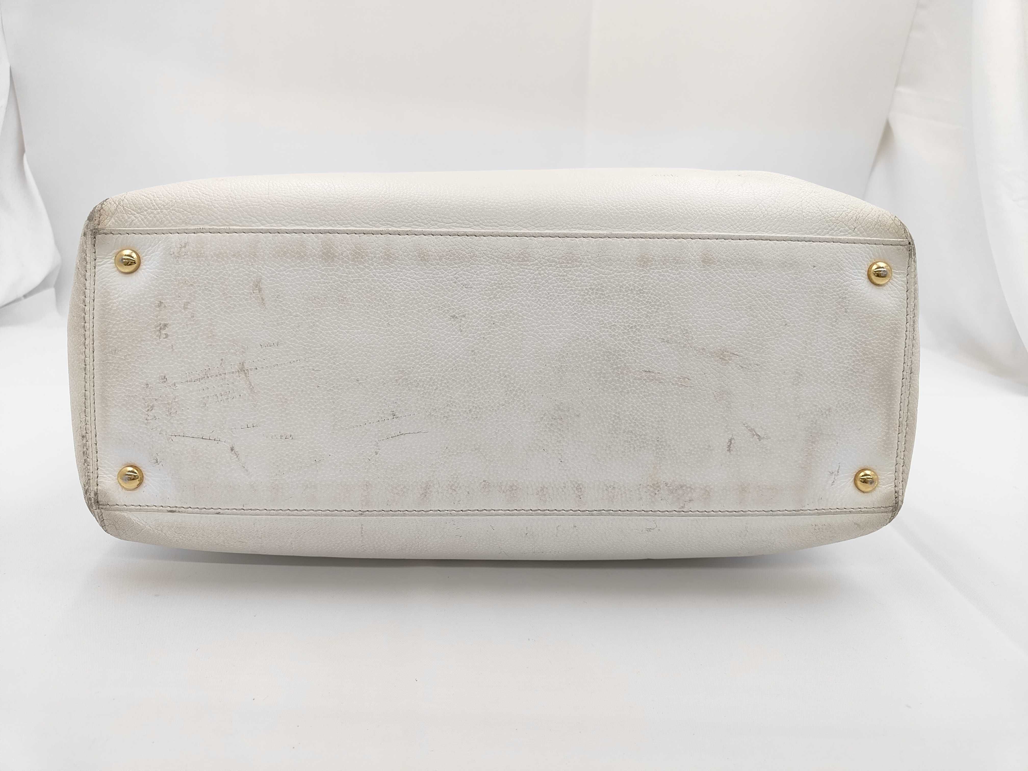 Caviar Skin White Tote Bag — view 5