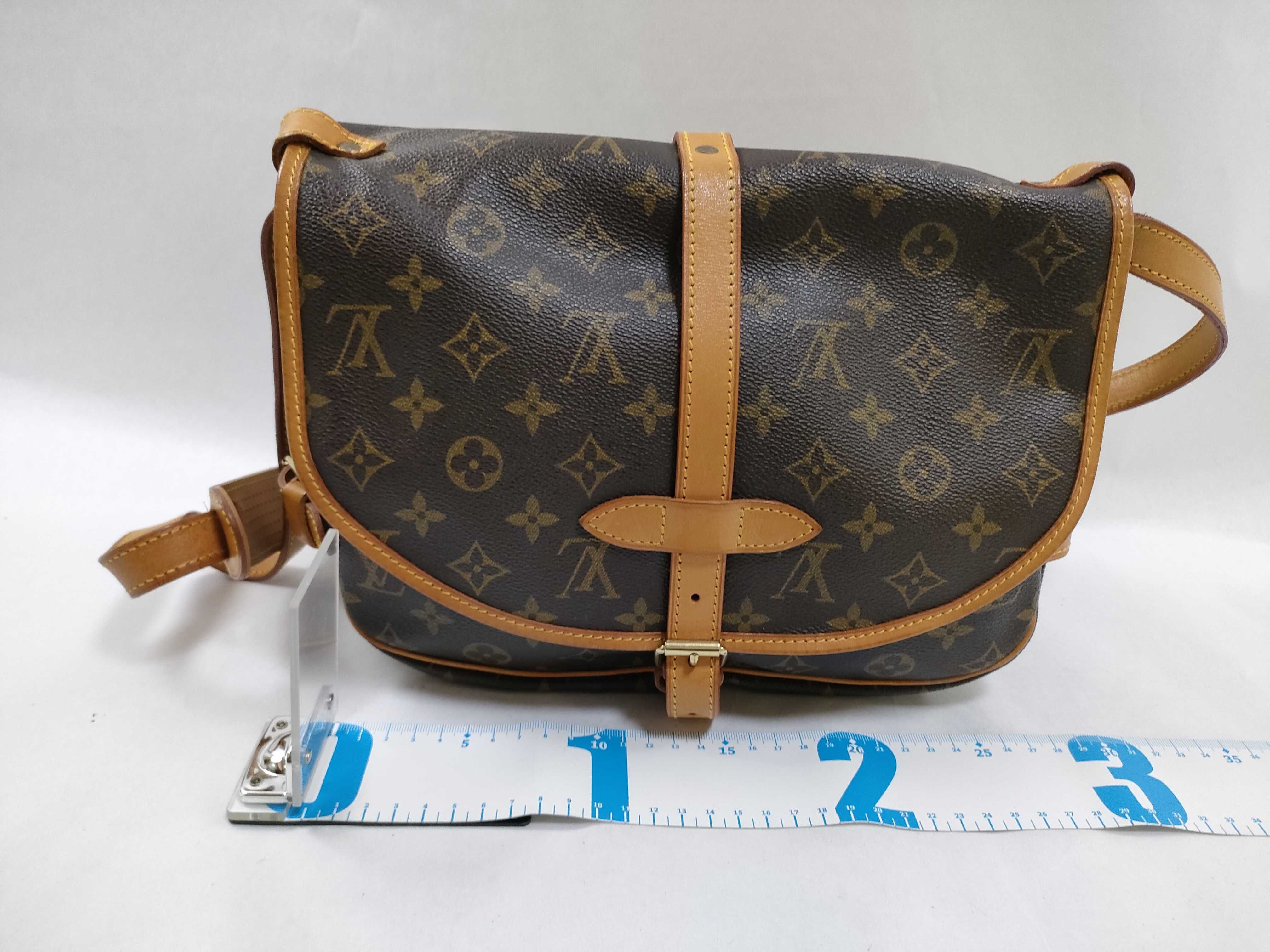 Monogram Saumur Shoulder Bag — view 2