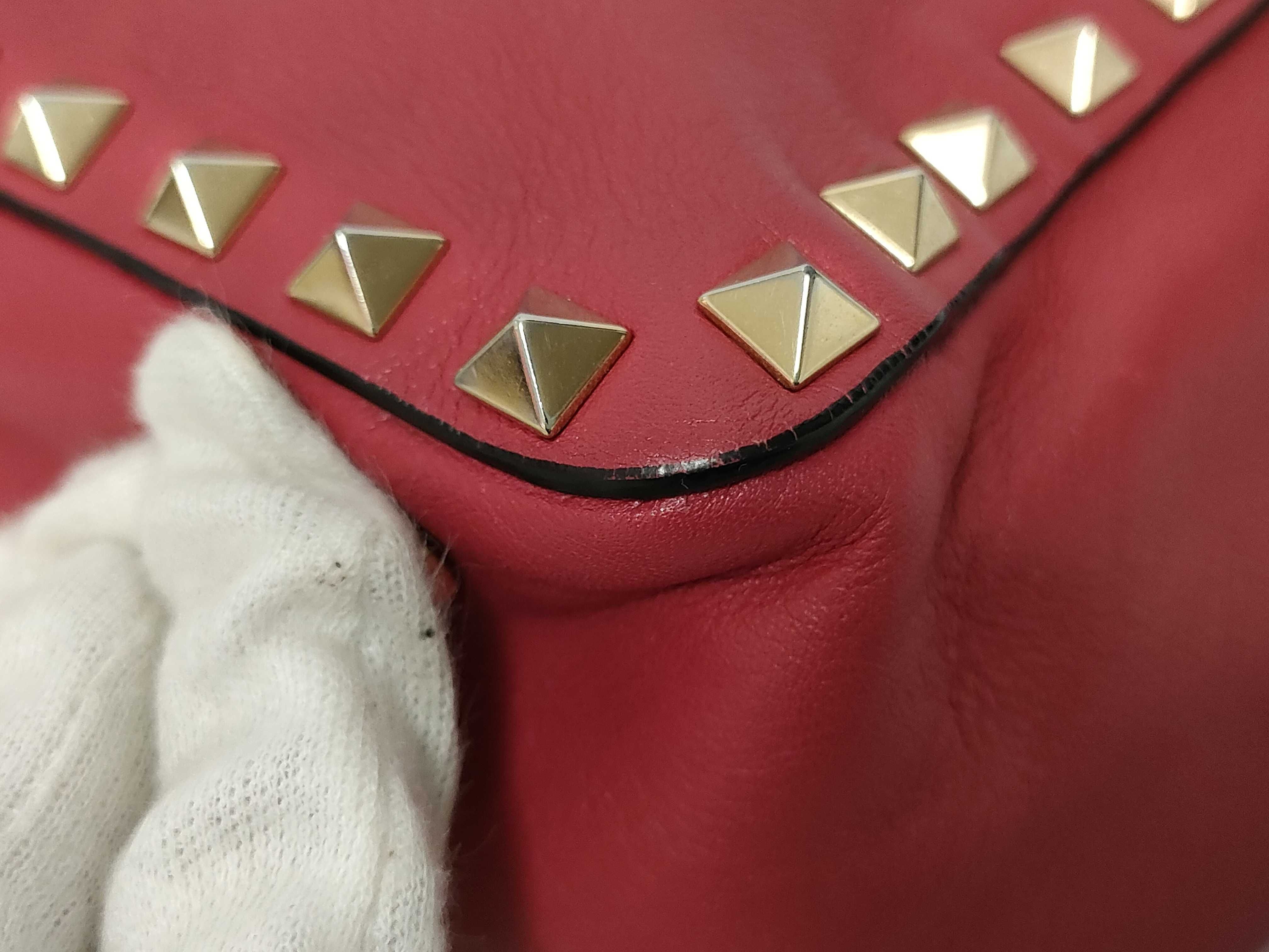 Leather Shoulder Bag Pink Shoulder Bag — view 5