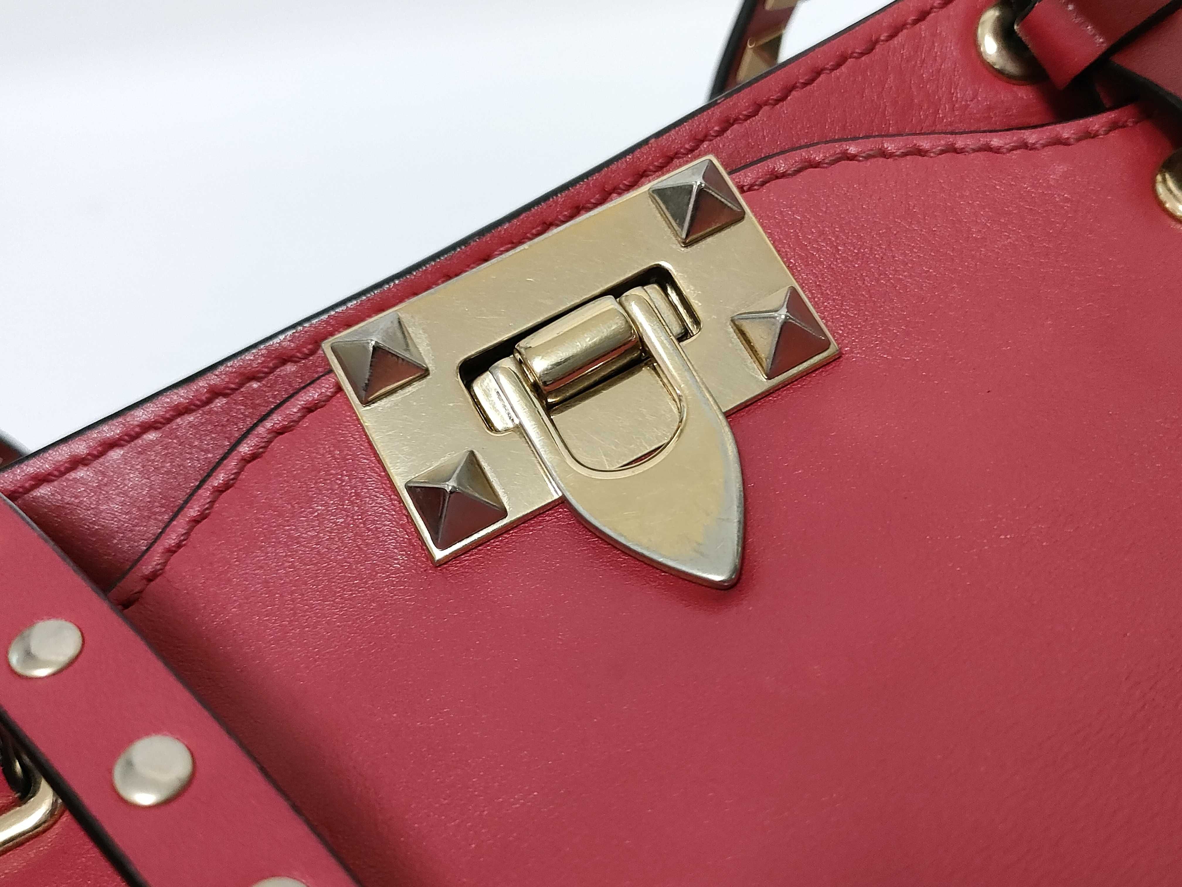 Leather Shoulder Bag Pink Shoulder Bag — view 9