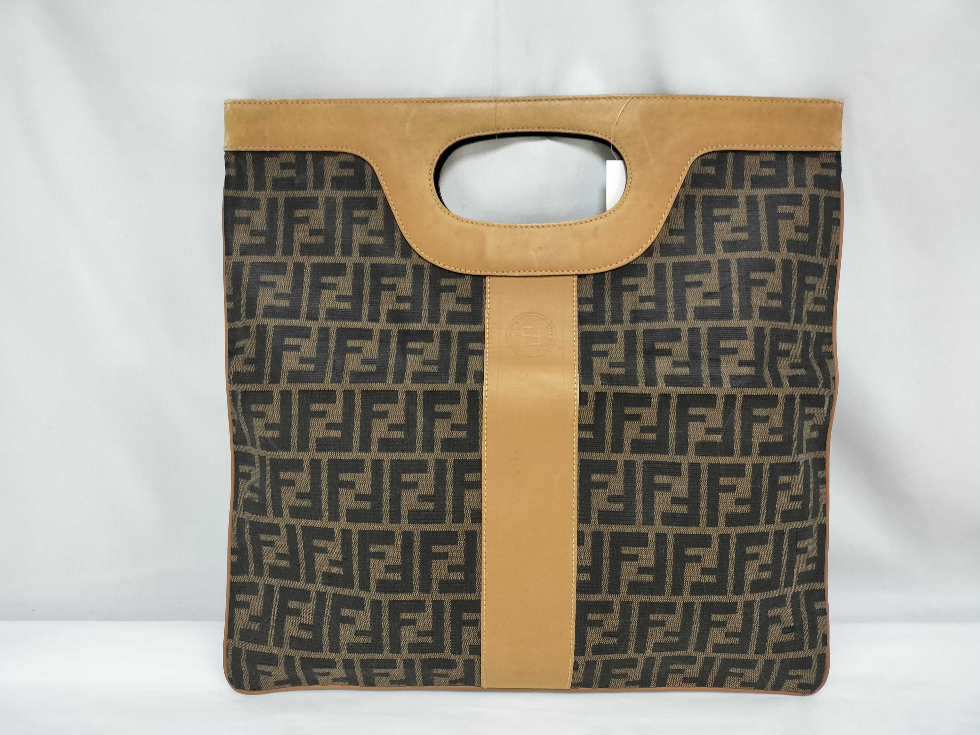 Zucca pattern clutch tote bag