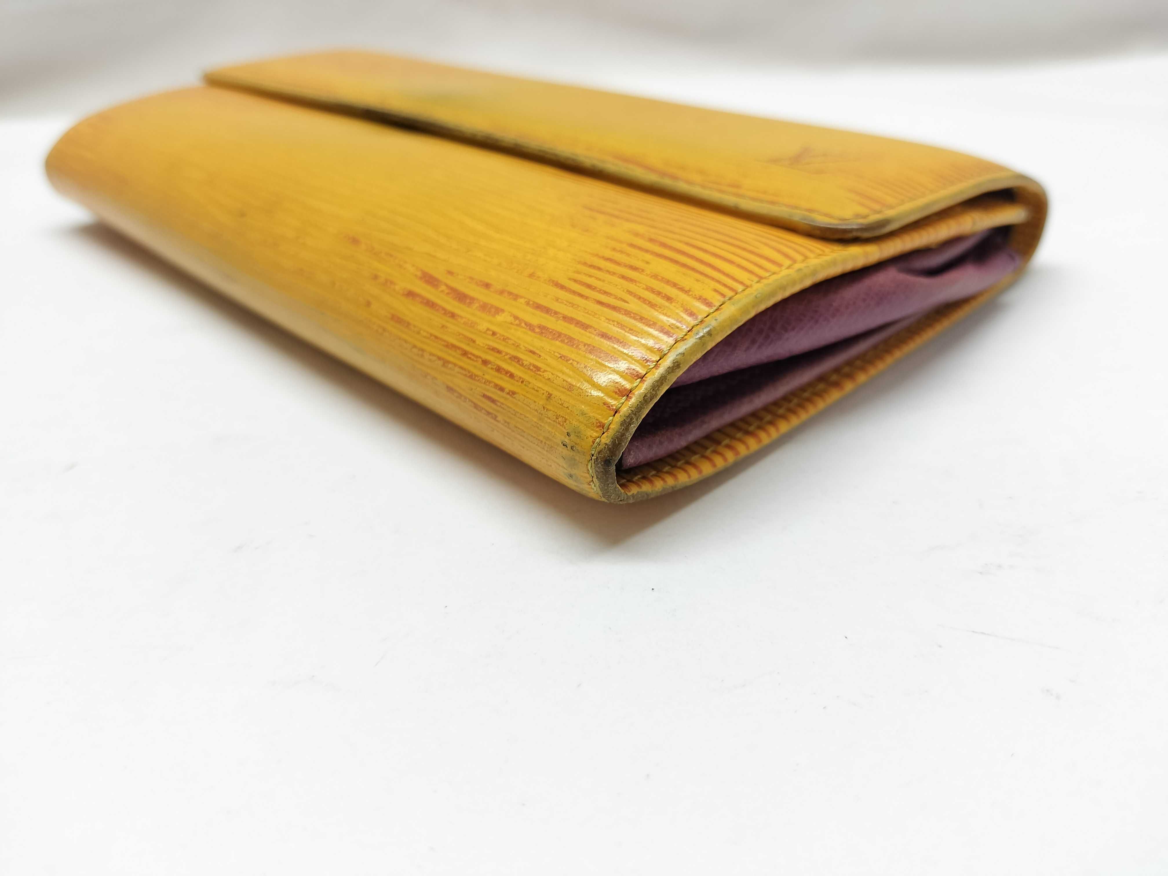 Epi Portefeuille Sarah Yellow Wallet — view 3