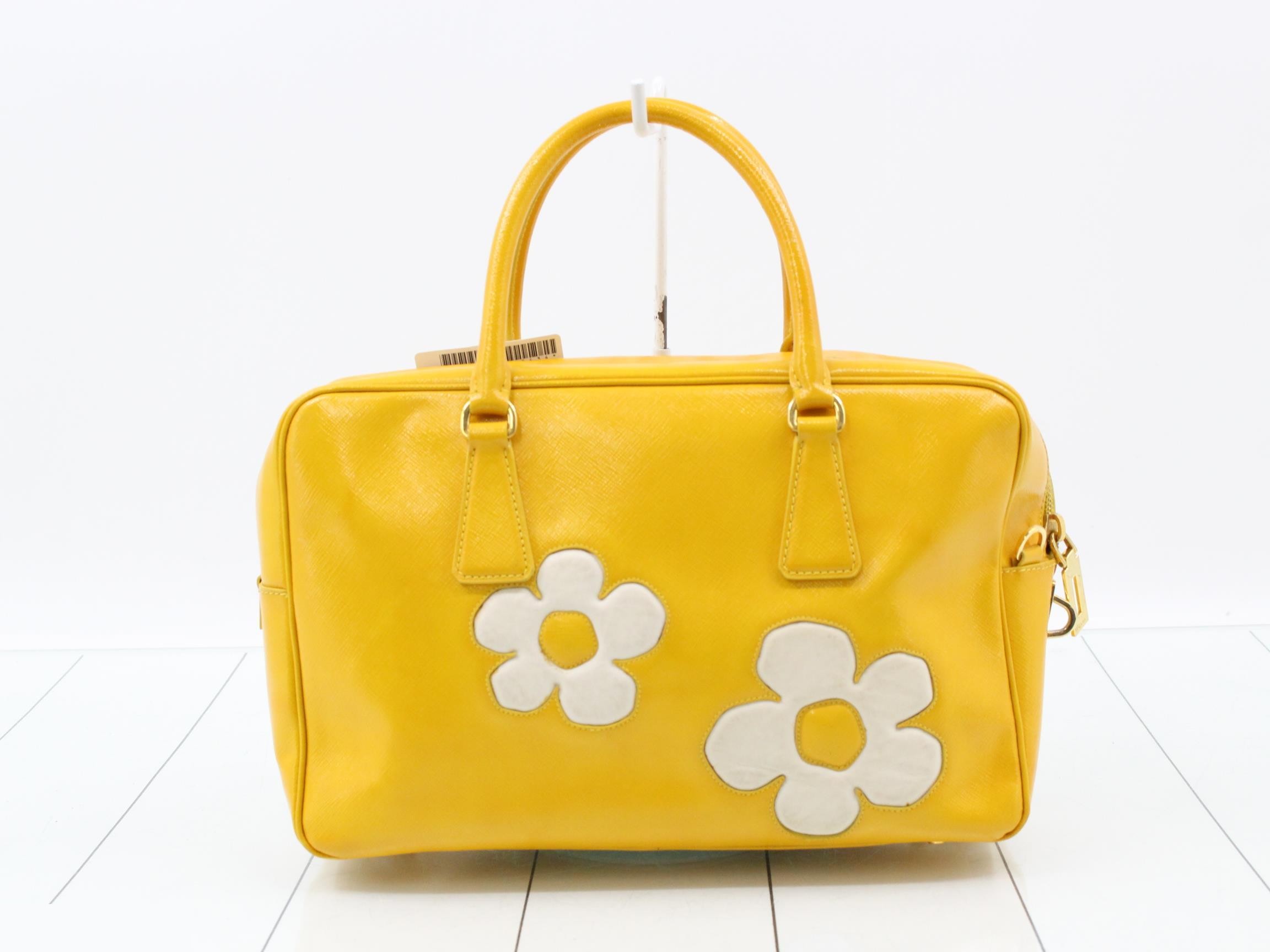 Triangle Logo Flower Bowling Bag — view 2