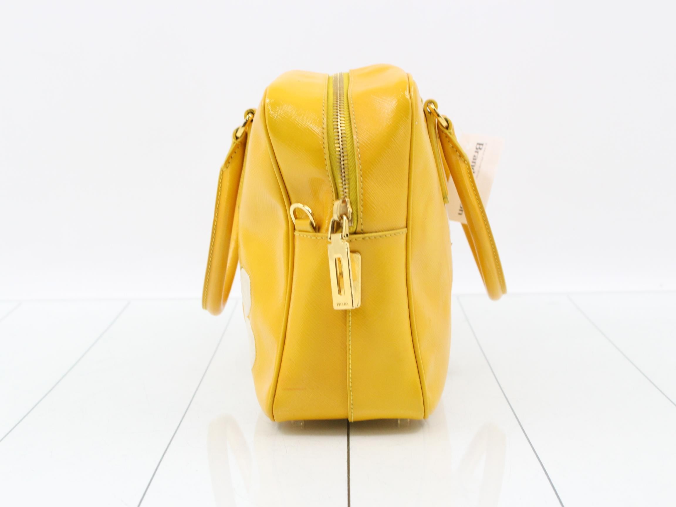 Triangle Logo Flower Bowling Bag — view 4