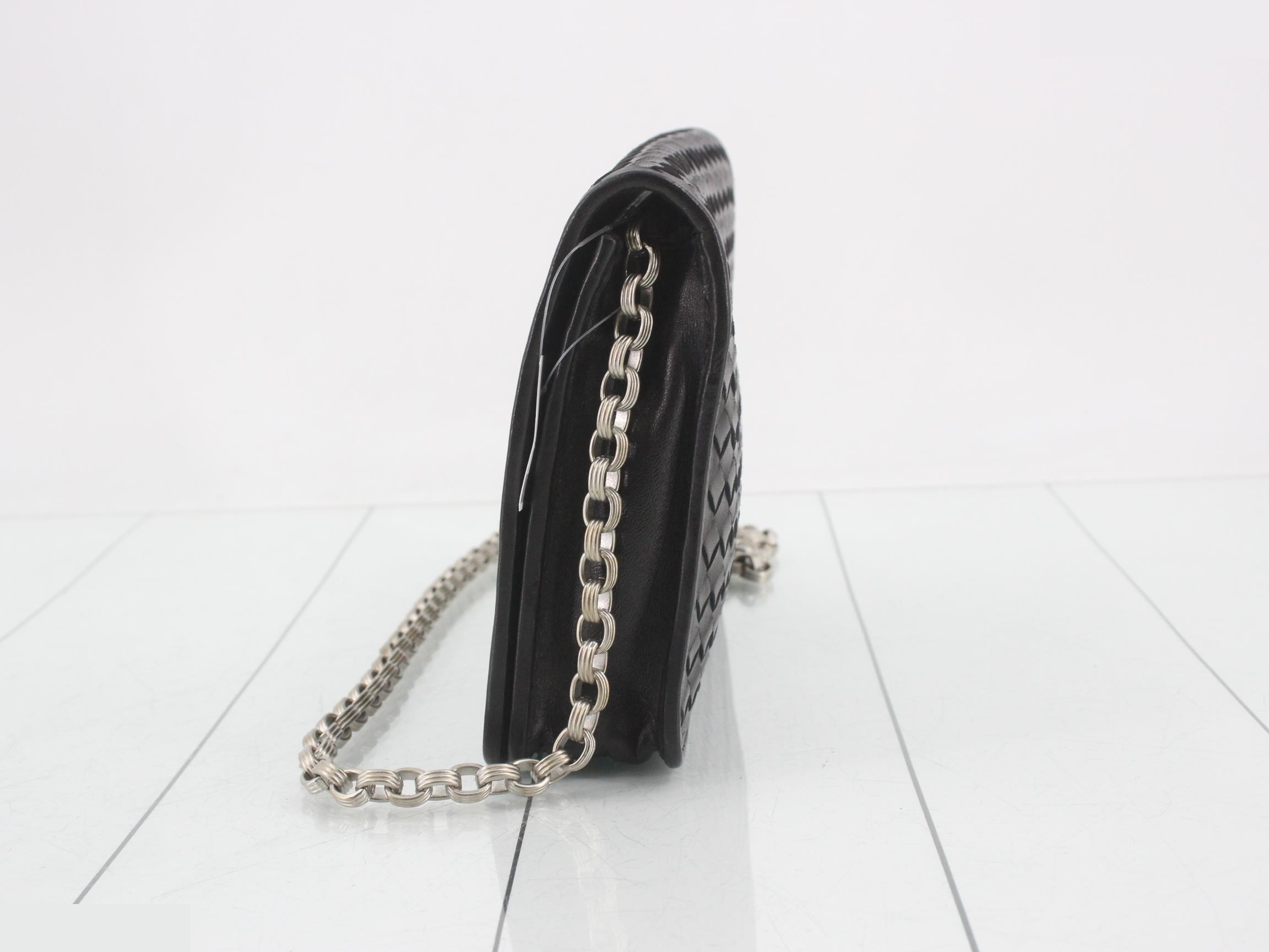 Intrecciato Turnlock Chain Shoulder Bag — view 3
