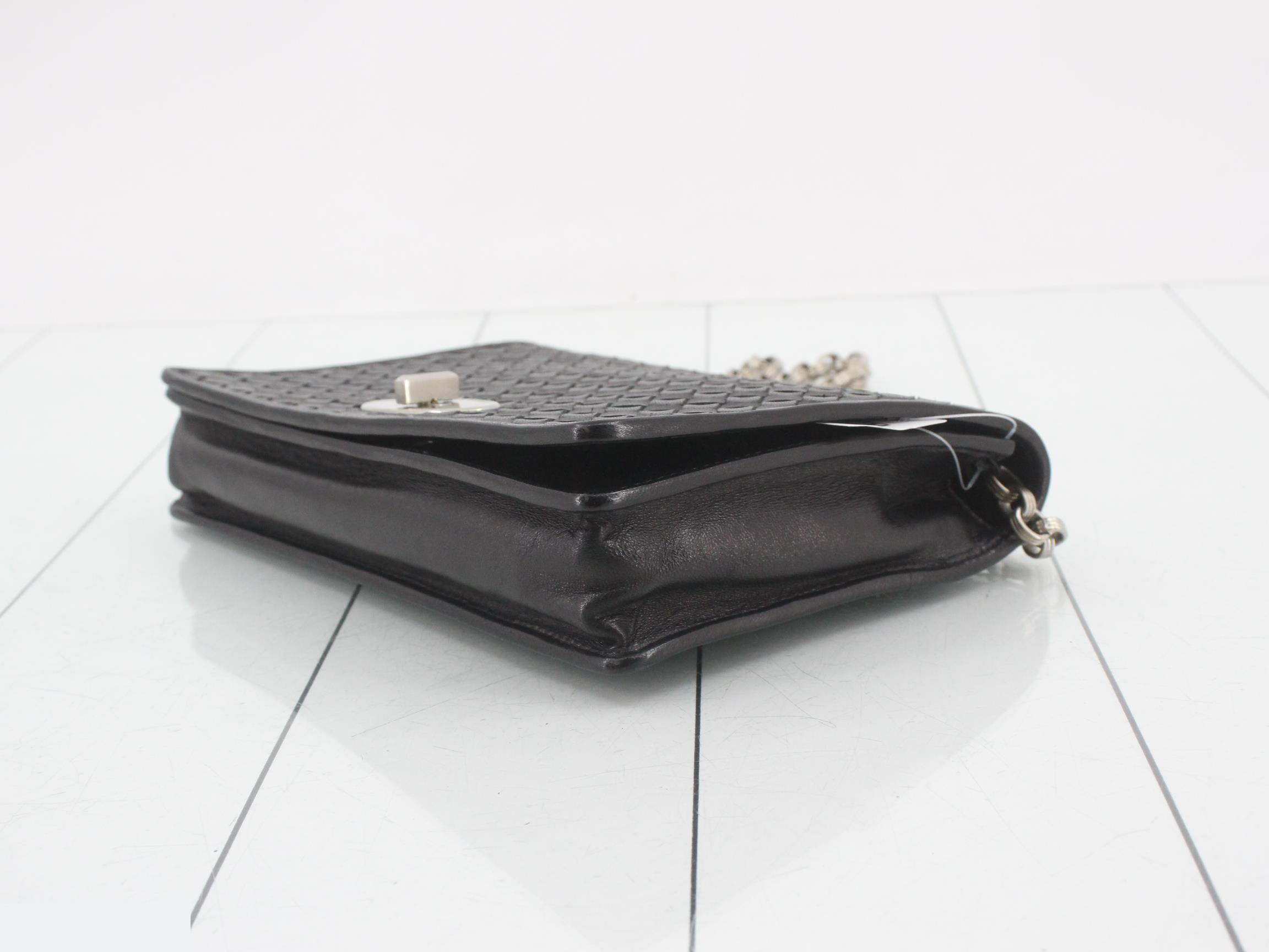 Intrecciato Turnlock Chain Shoulder Bag — view 6