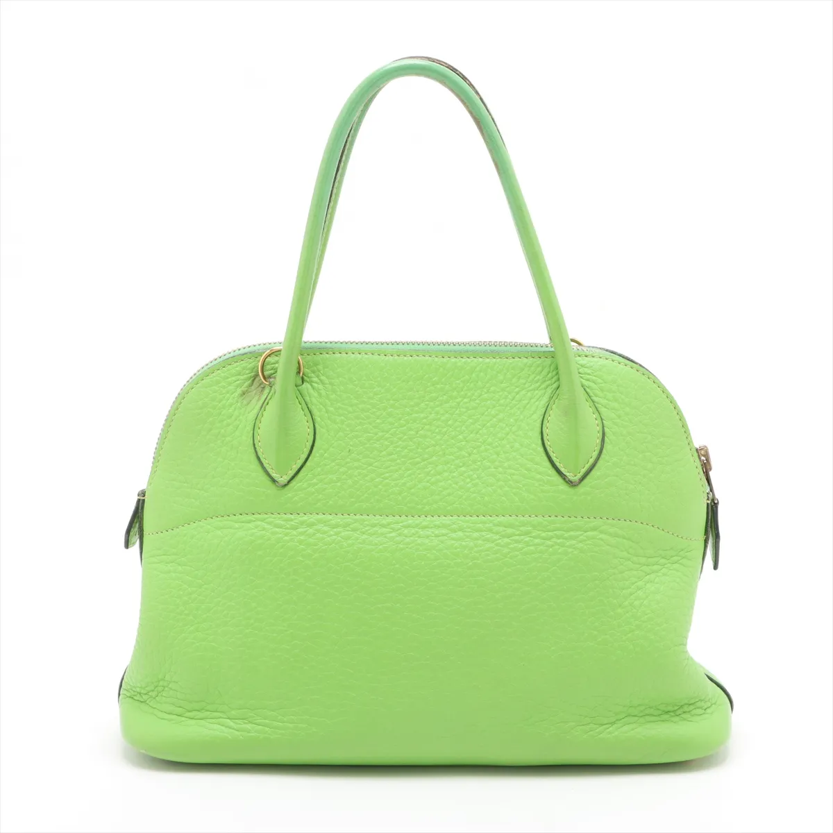 Bolide 27, Taurillon Clemence leather, Apple Green, Gold hardware, G: 2003 — view 2