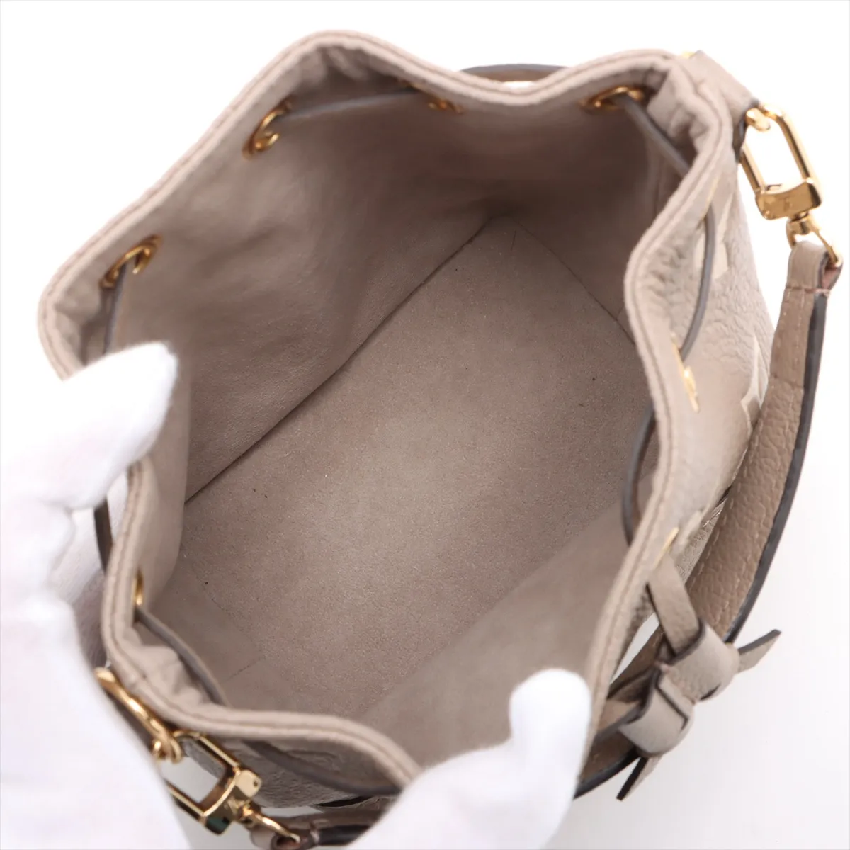 Monogram Empreinte Nano Noe M46291 Beige RFID reaction available — view 8