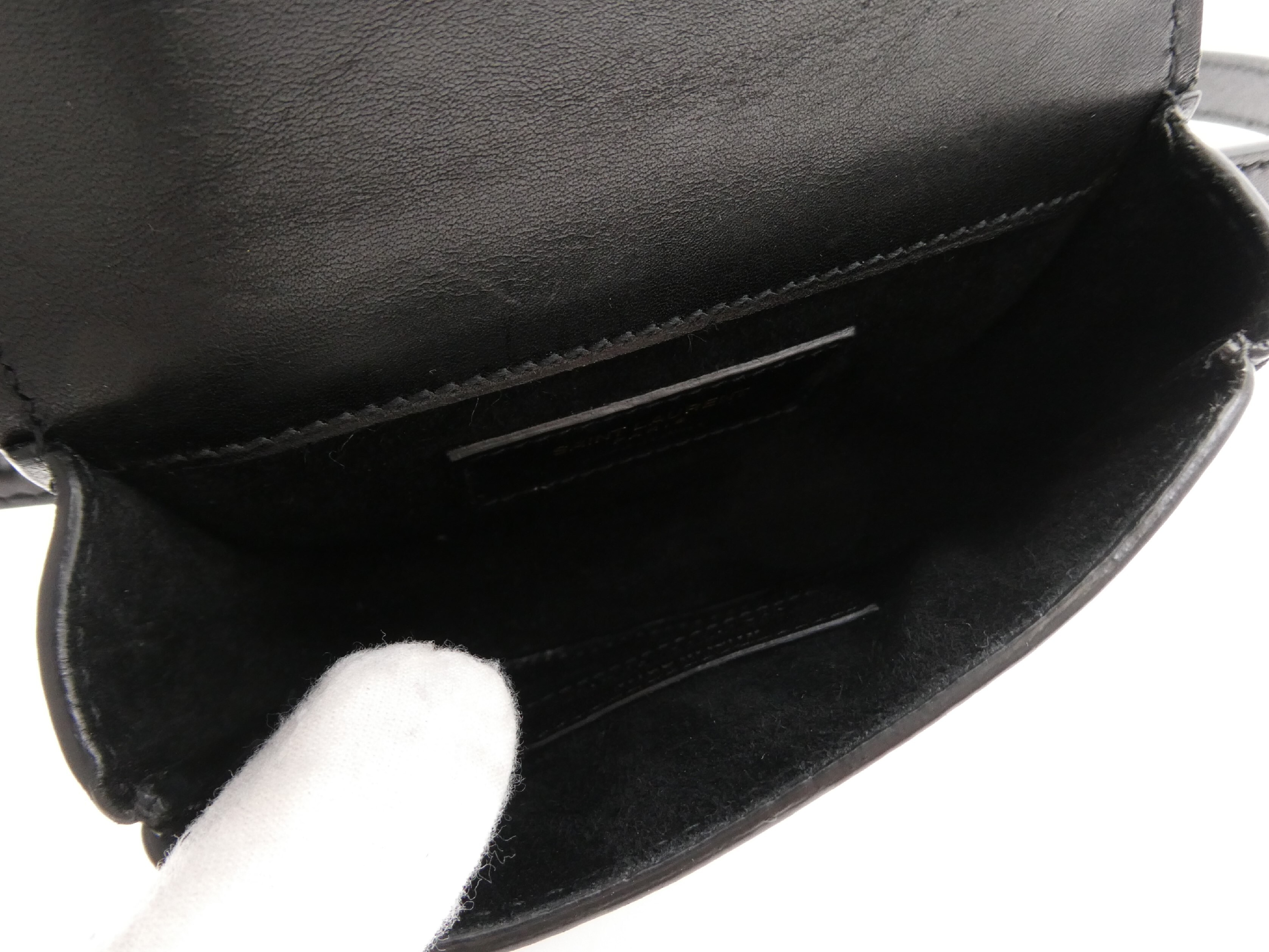 Kaia YSL Leather Waist Bag — view 7