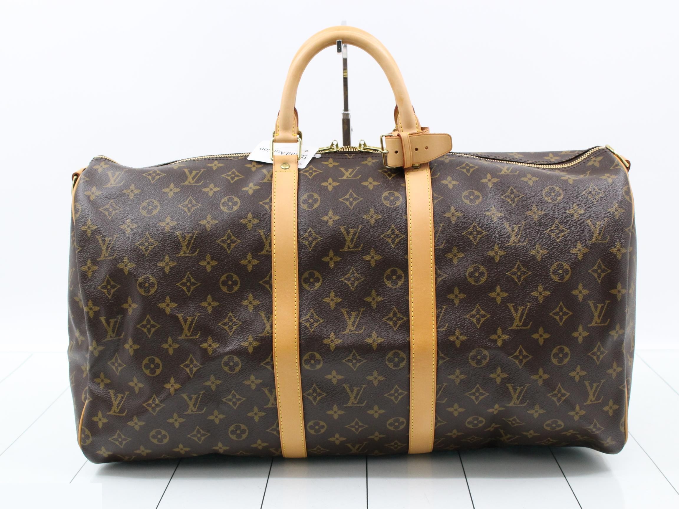 M41414 Keepall Bandoulière 55 Boston Bag, Monogram, Brown