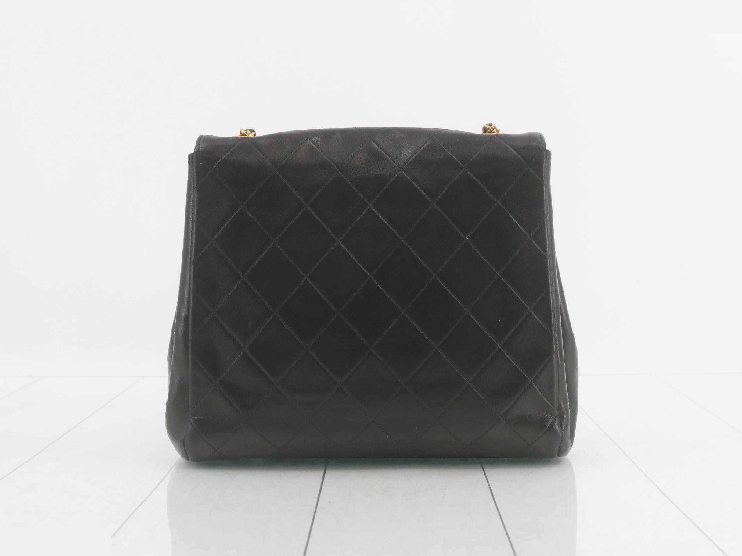 Chain Shoulder Bag, Matelassé, Lambskin — view 2