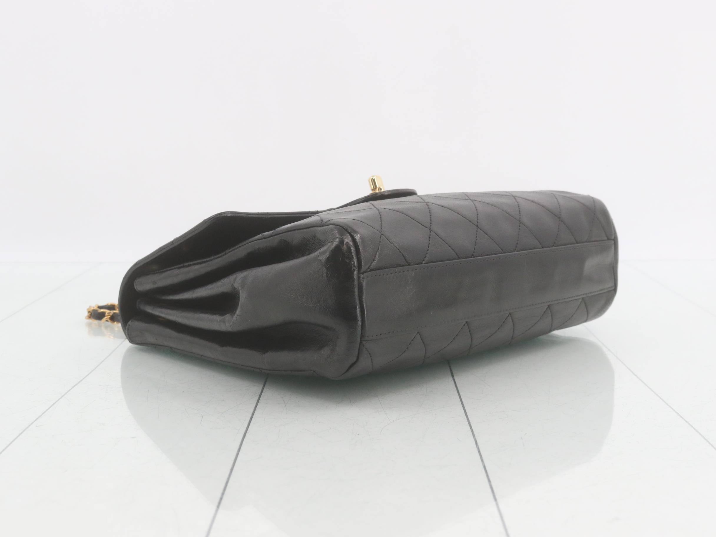 Chain Shoulder Bag, Matelassé, Lambskin — view 5